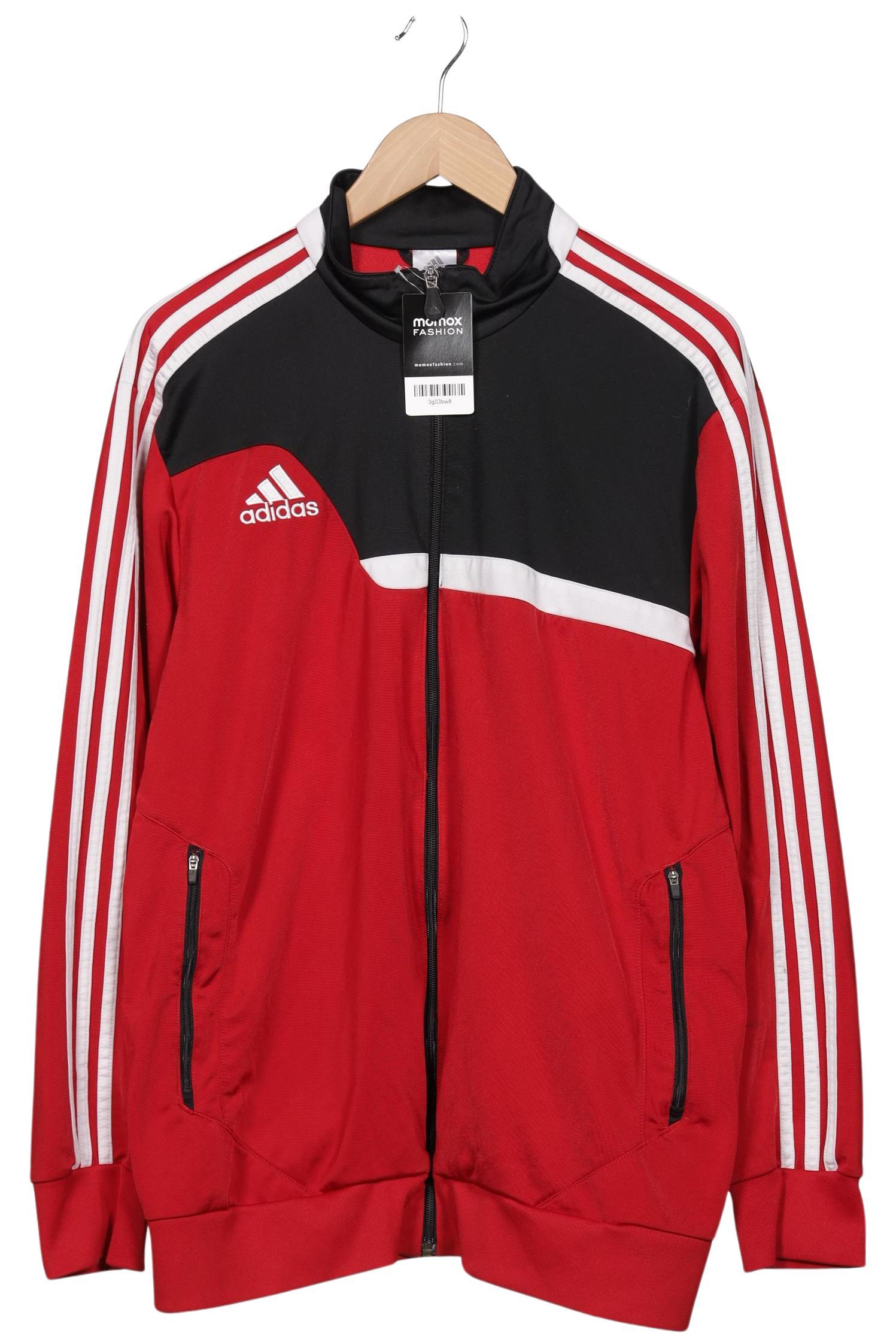 

adidas Herren Sweatshirt, rot, Gr. 54