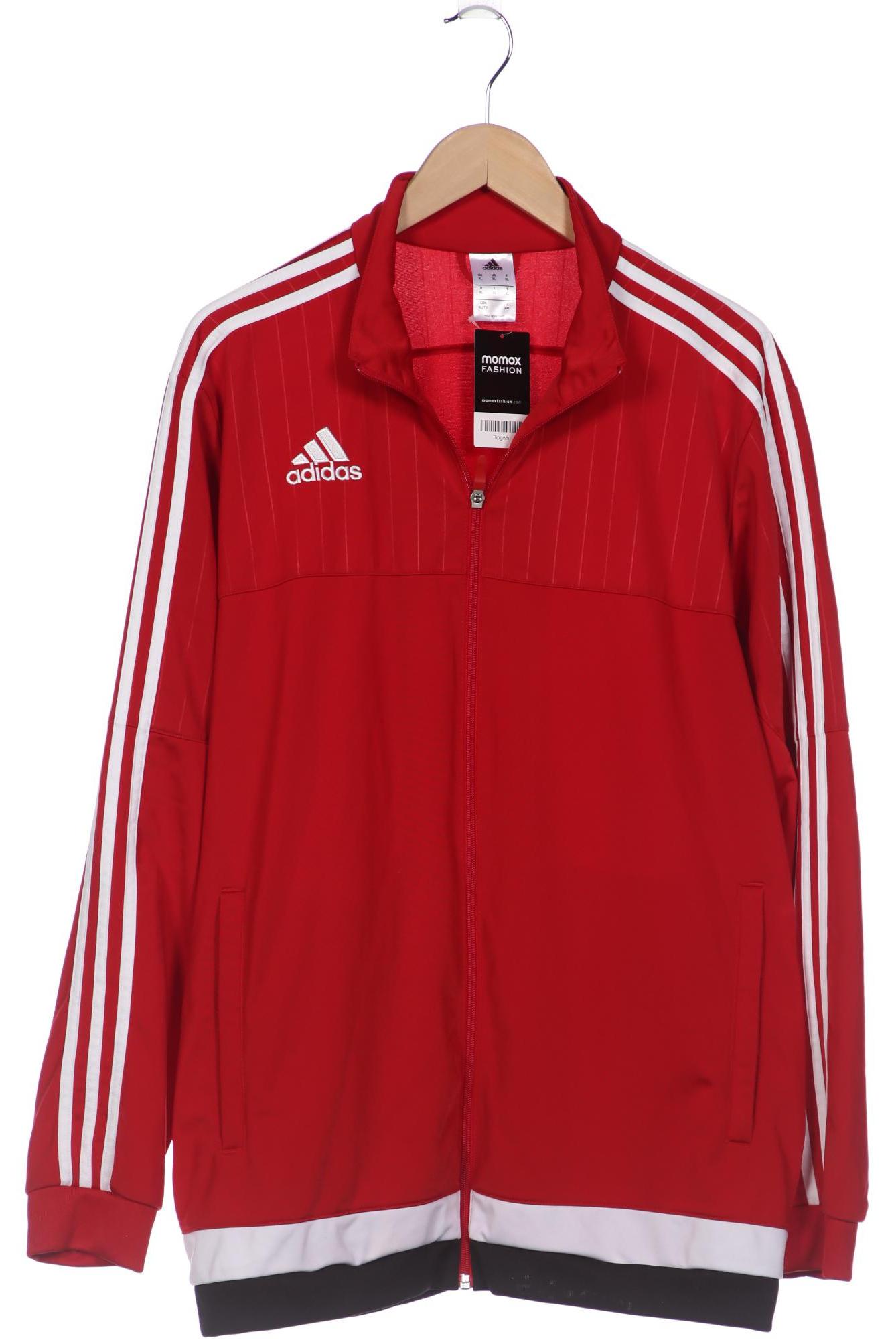 

adidas Herren Sweatshirt, rot, Gr. 54