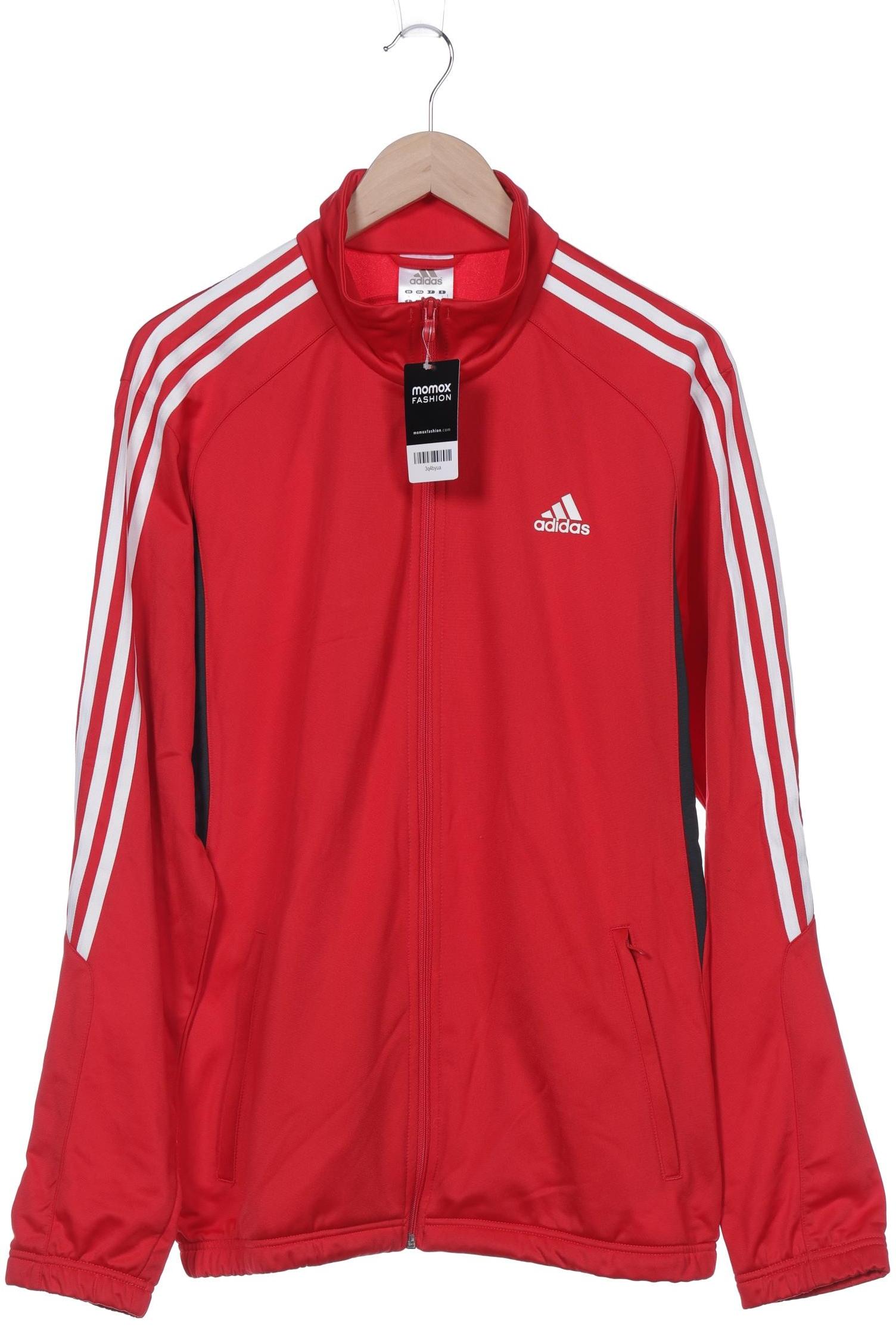 

adidas Herren Sweatshirt, rot, Gr. 52