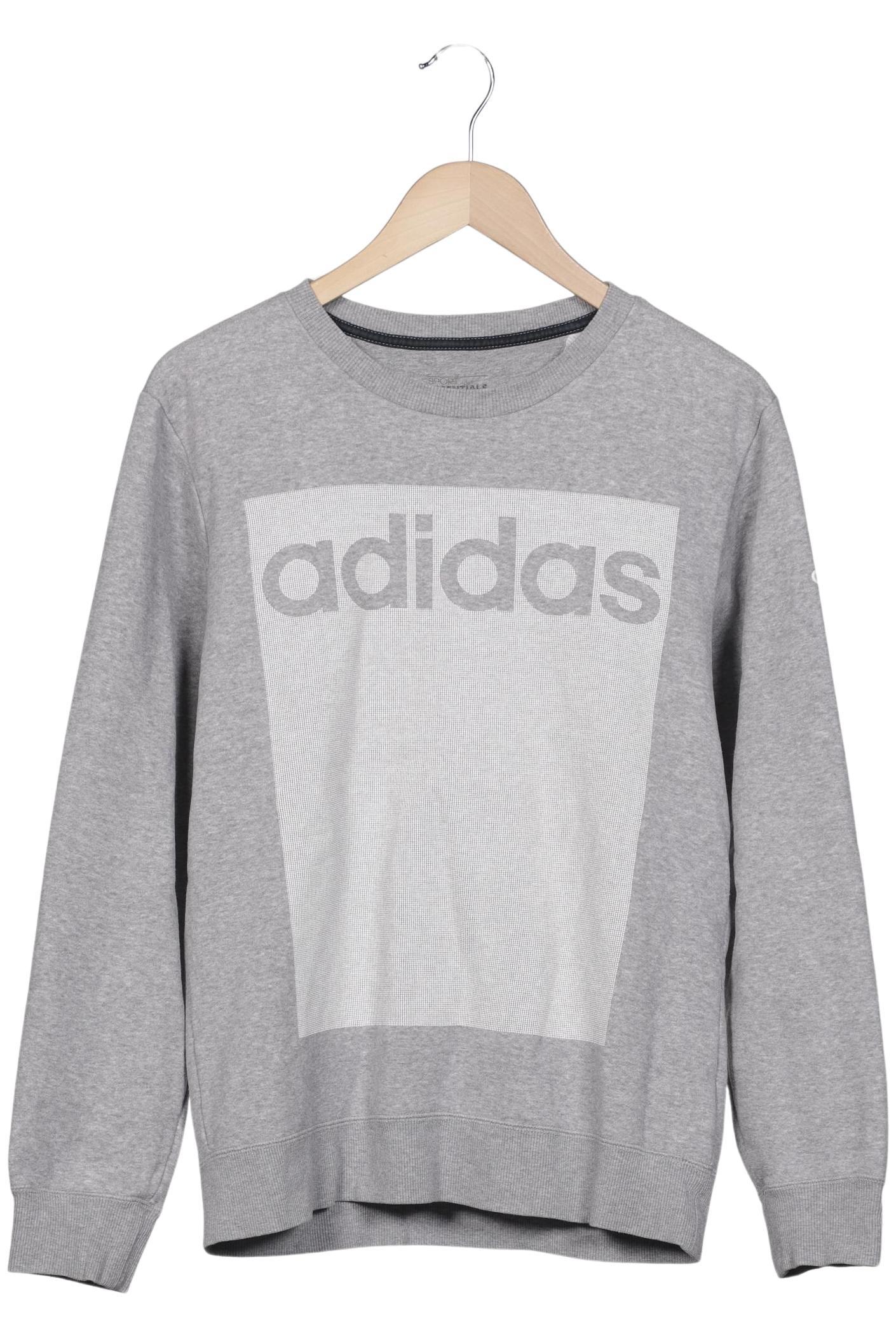 

adidas Herren Sweatshirt, grau, Gr. 46