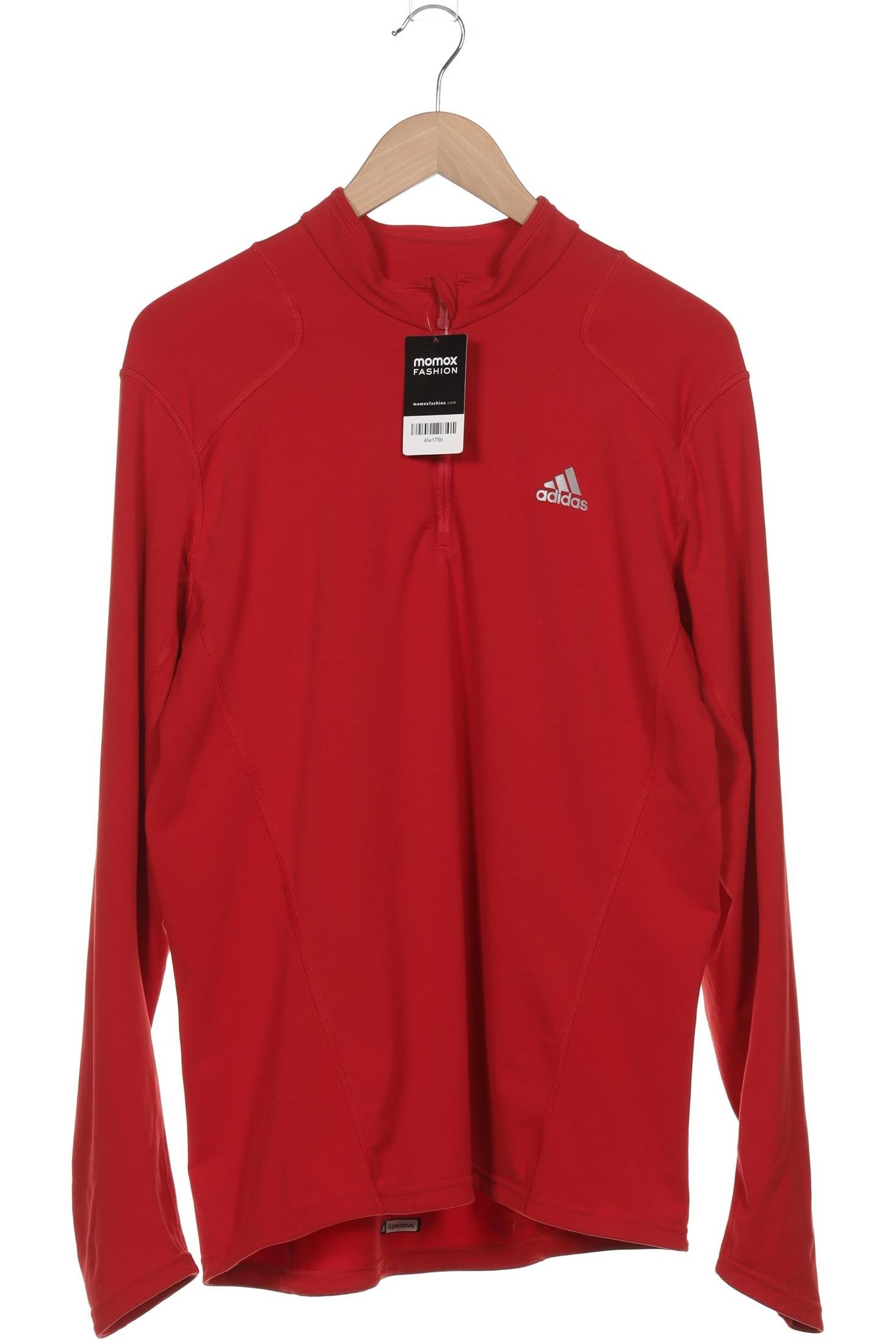 

adidas Herren Sweatshirt, rot, Gr. 52