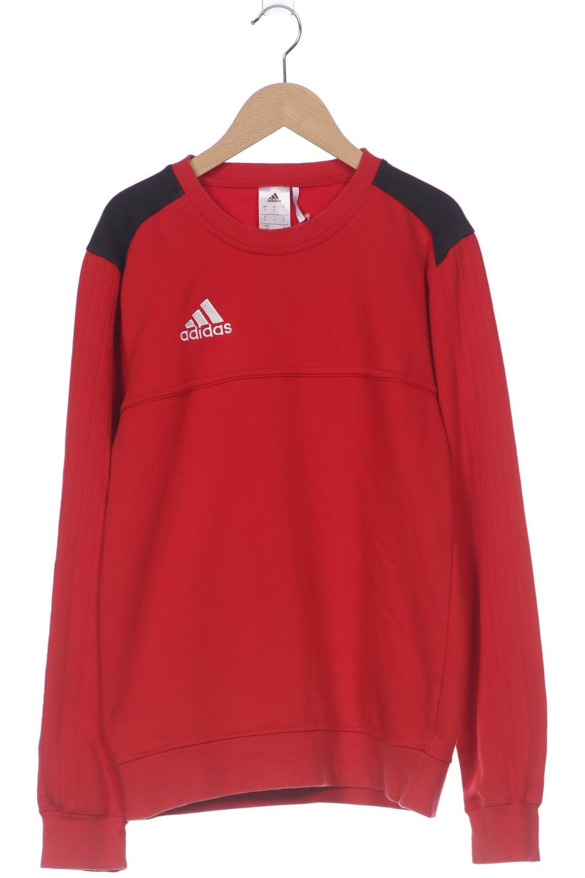 

adidas Herren Sweatshirt, rot, Gr. 46