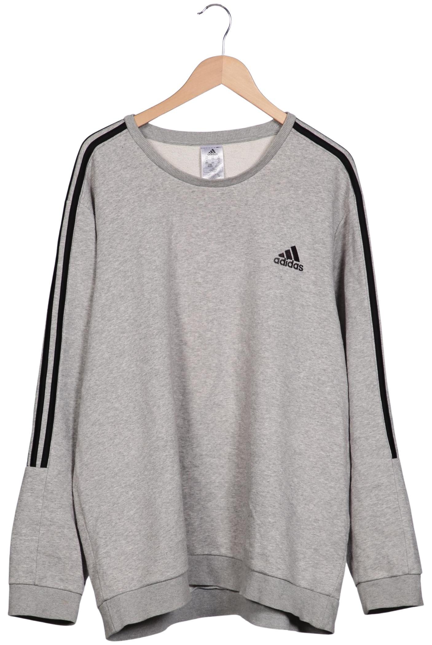 

adidas Herren Sweatshirt, grau, Gr. 56