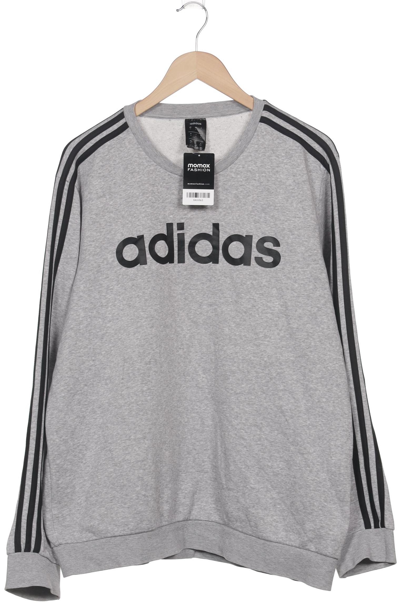

adidas Herren Sweatshirt, grau, Gr. 54