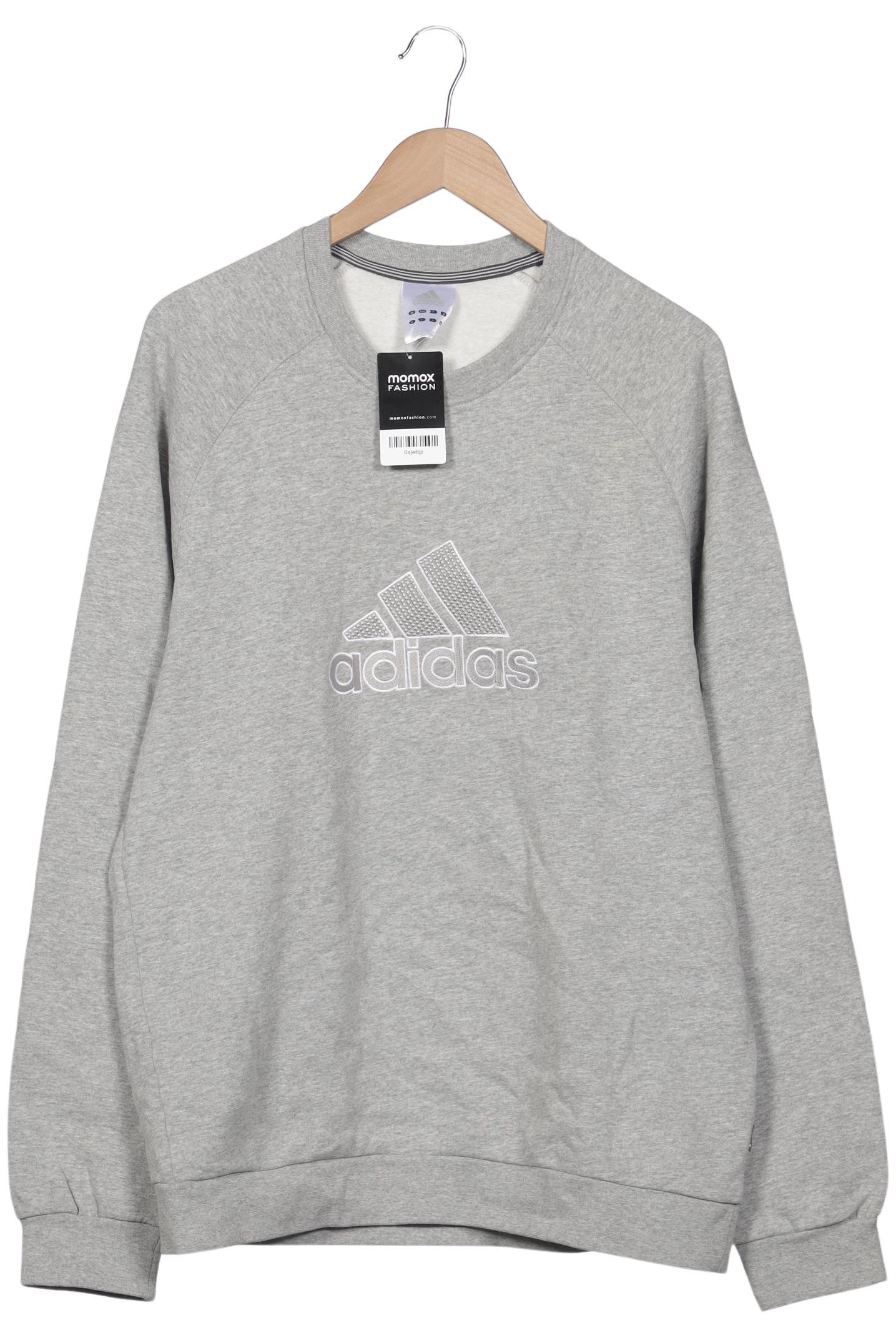 

adidas Herren Sweatshirt, grau, Gr. 52