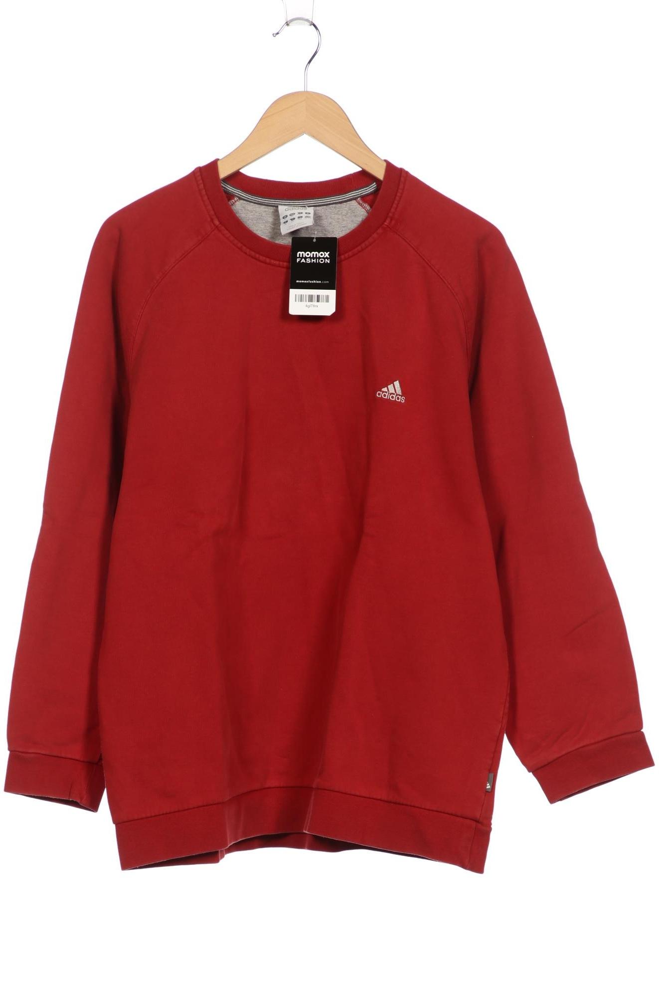 

adidas Herren Sweatshirt, rot, Gr. 54