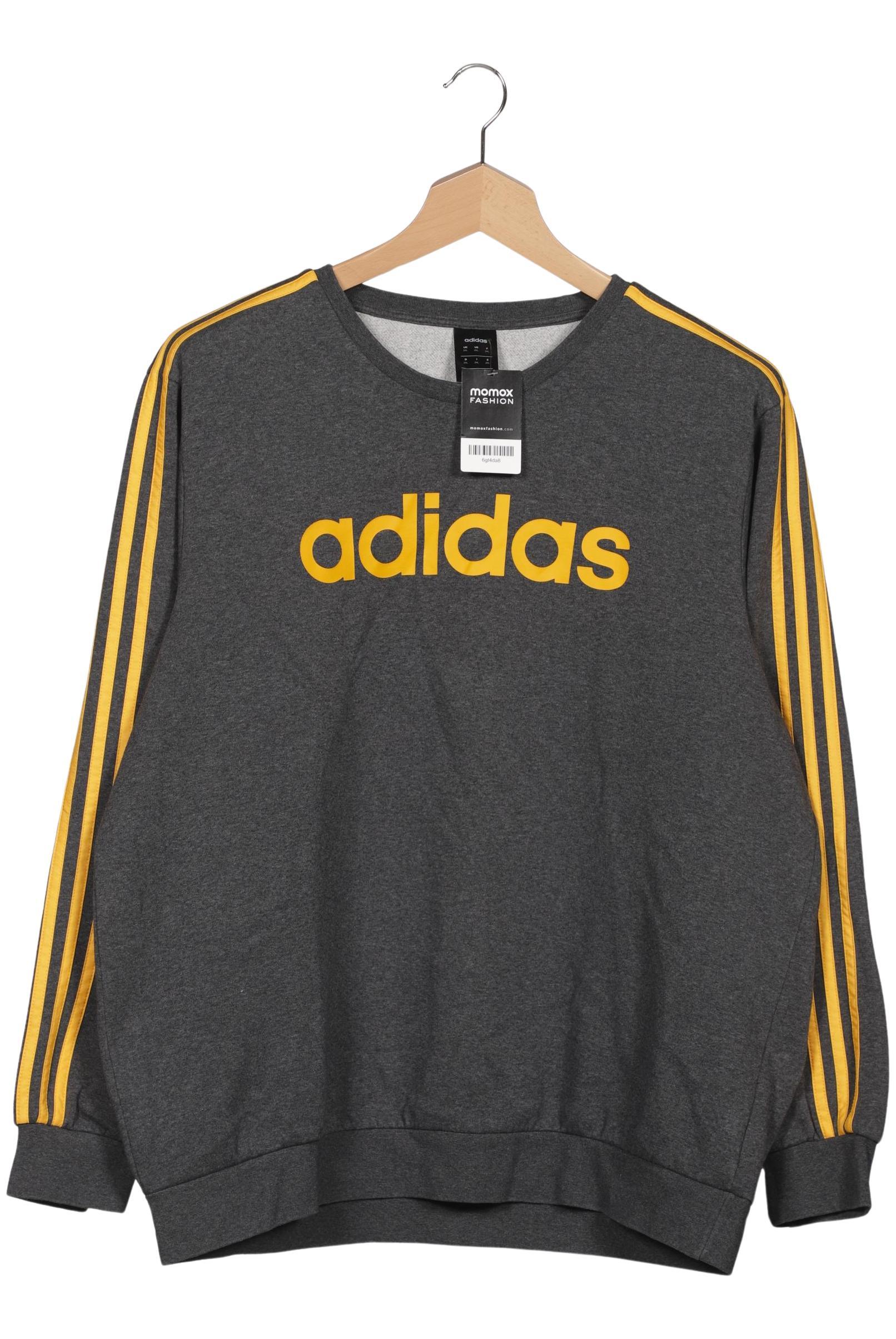 

adidas Herren Sweatshirt, grau, Gr. 56