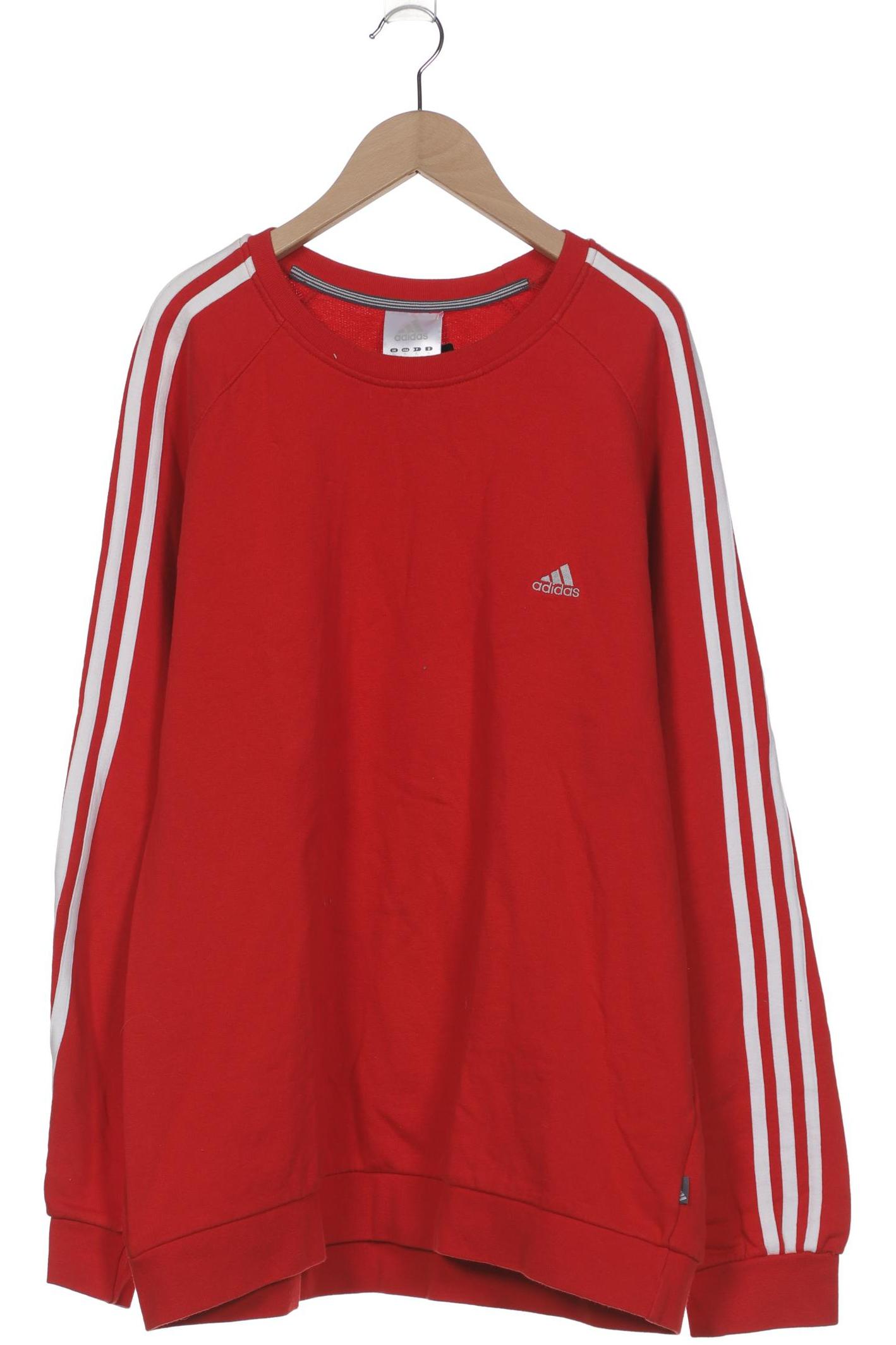 

adidas Herren Sweatshirt, rot, Gr. 54