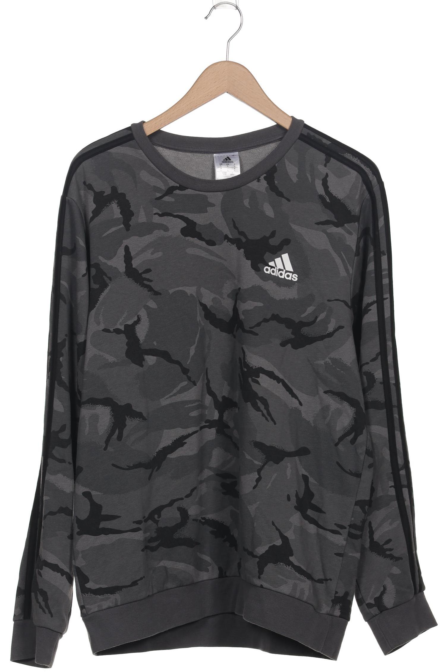 

adidas Herren Sweatshirt, grau, Gr. 52