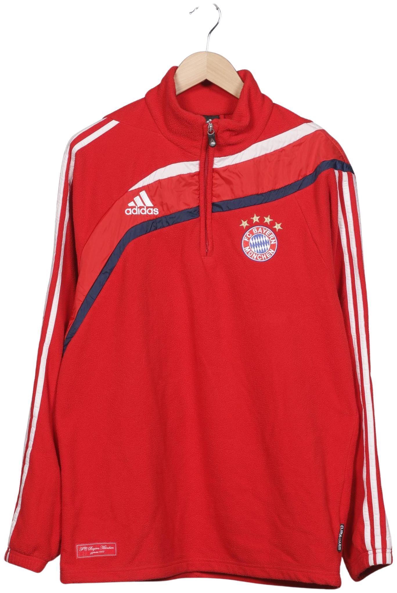 

adidas Herren Sweatshirt, rot, Gr. 48