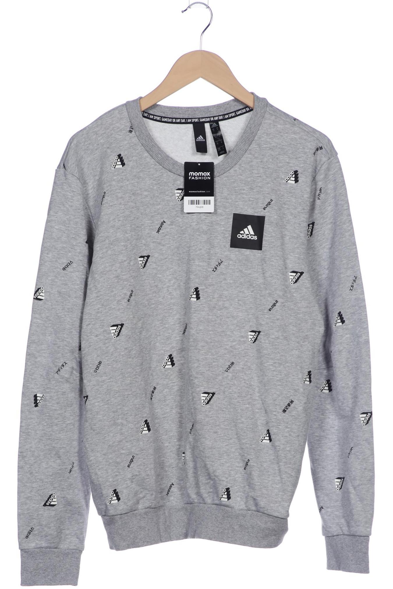 

adidas Herren Sweatshirt, grau, Gr. 48
