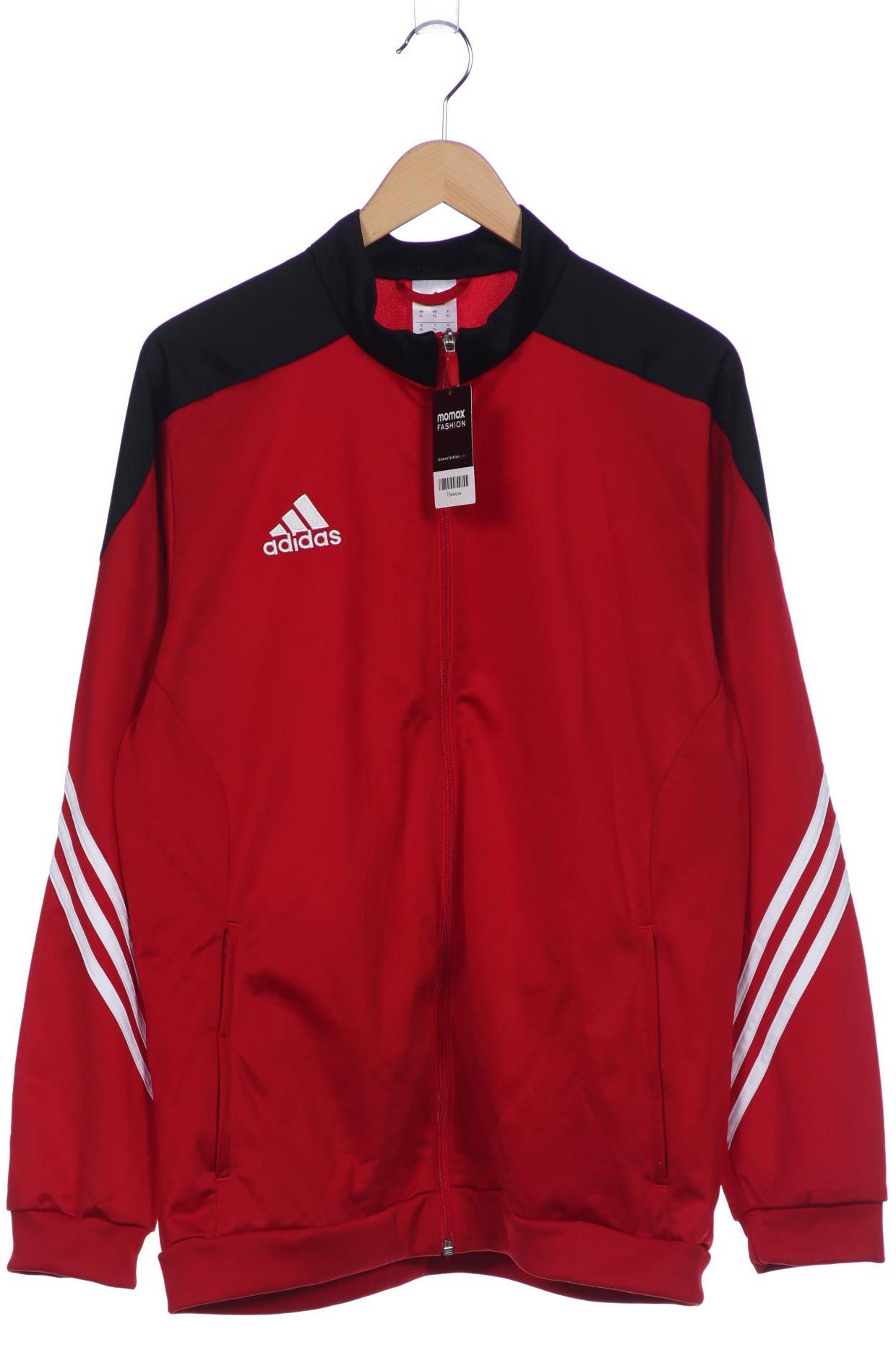 

adidas Herren Sweatshirt, rot, Gr. 54