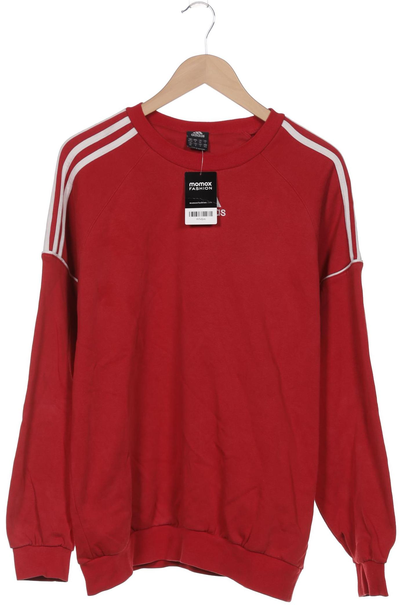 

adidas Herren Sweatshirt, rot, Gr. 48