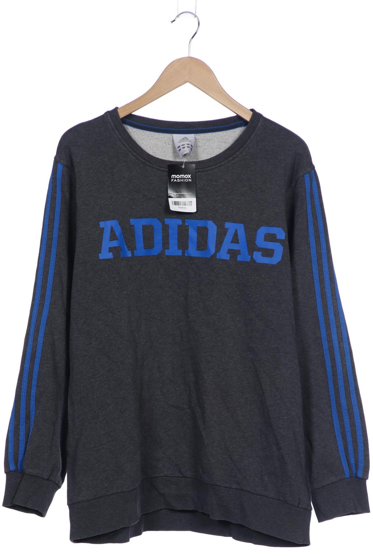 

adidas Herren Sweatshirt, grau, Gr. 54