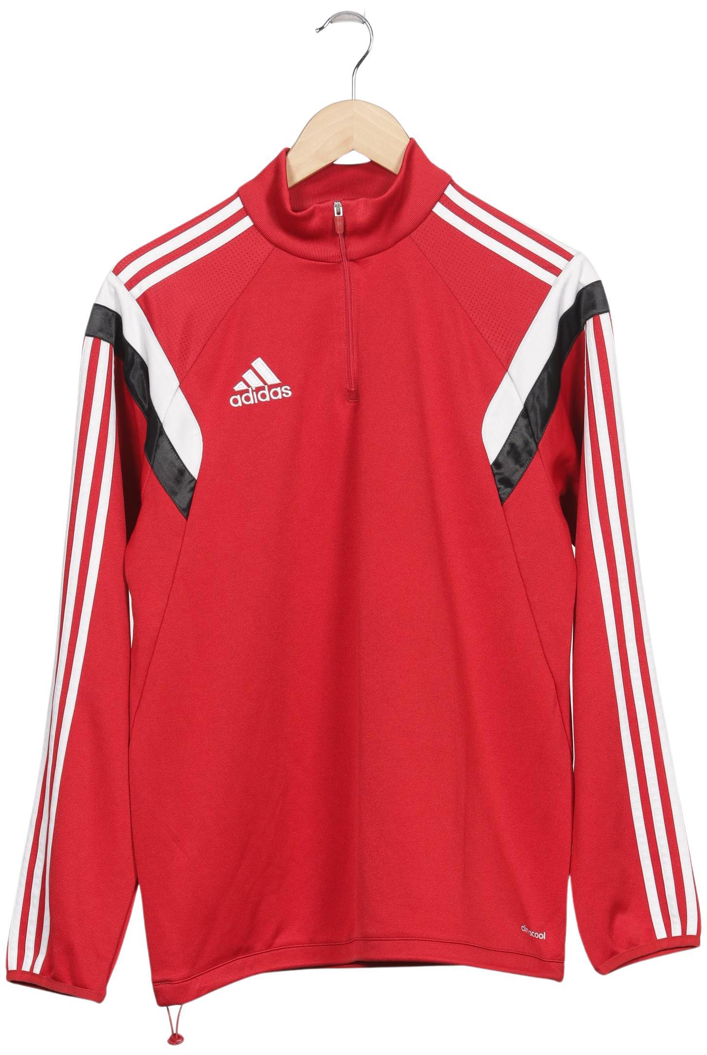 

adidas Herren Sweatshirt, rot, Gr. 48