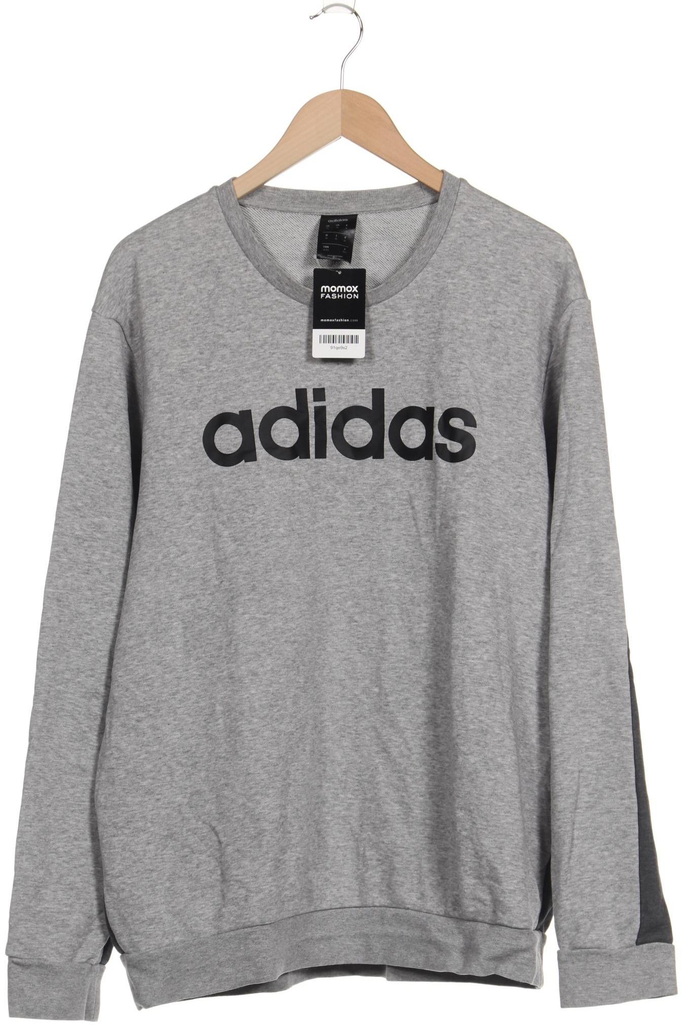 

adidas Herren Sweatshirt, grau, Gr. 54