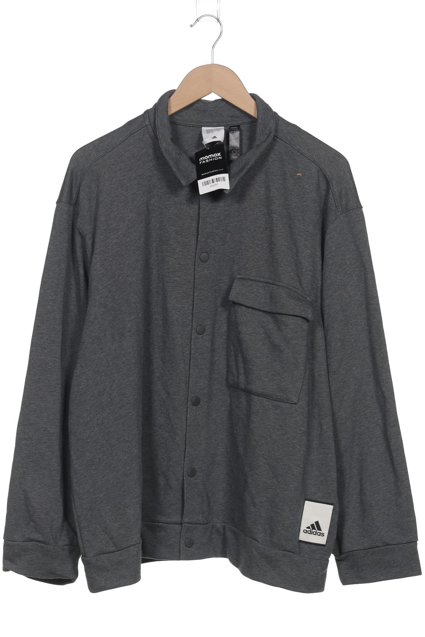 

adidas Herren Sweatshirt, grau, Gr. 52