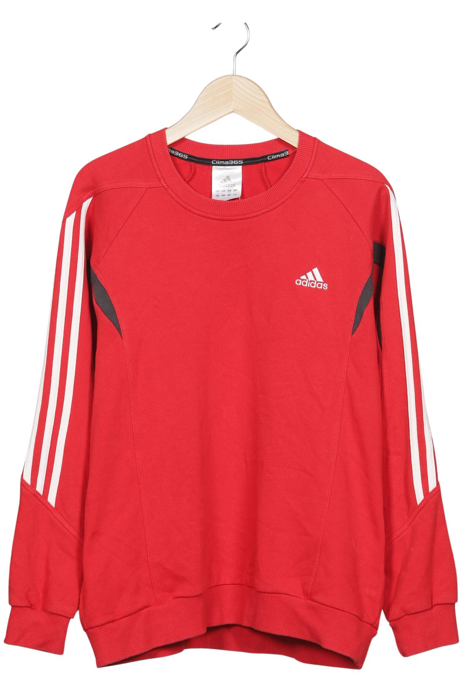 

adidas Herren Sweatshirt, rot, Gr. 48