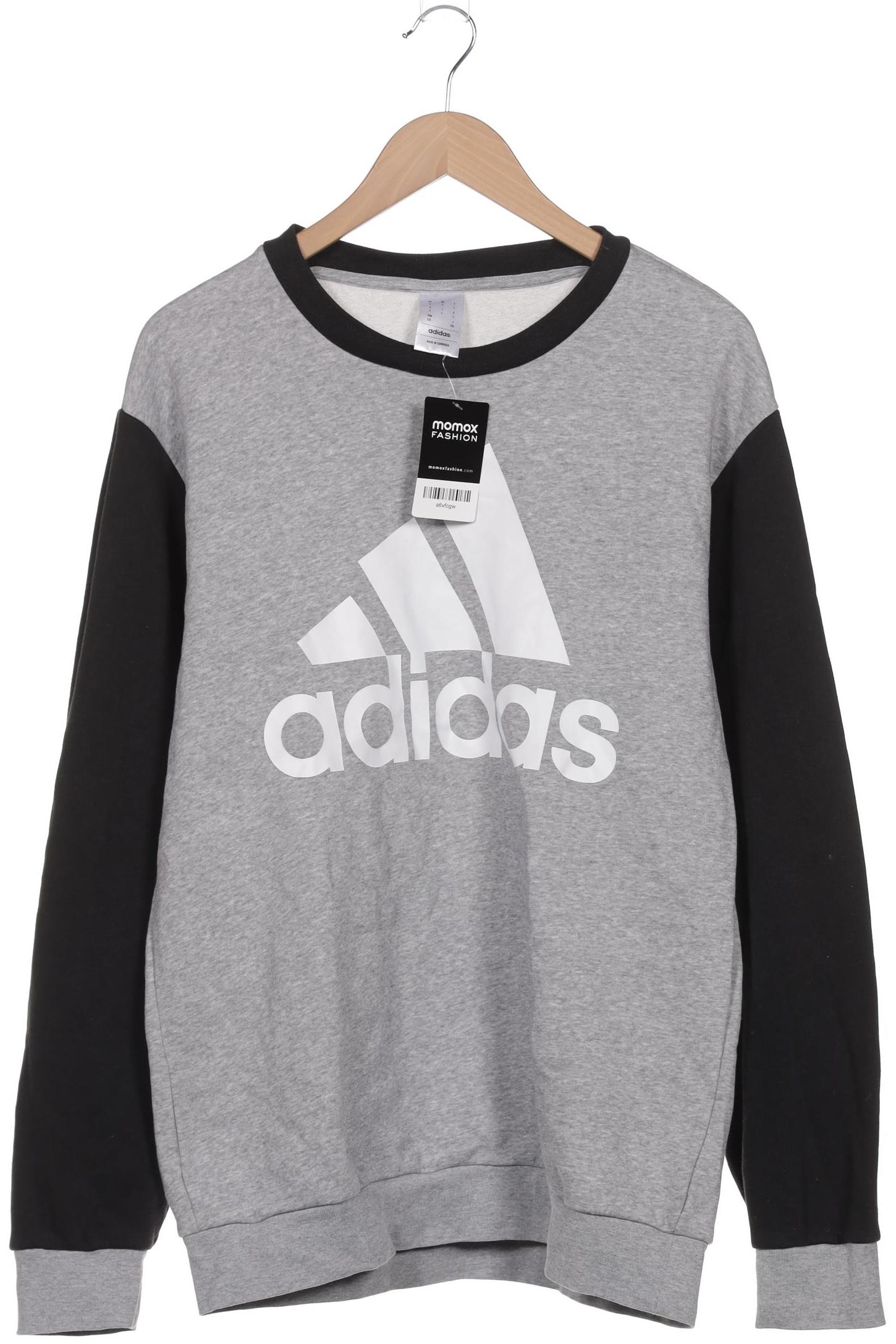 

adidas Herren Sweatshirt, grau, Gr. 52