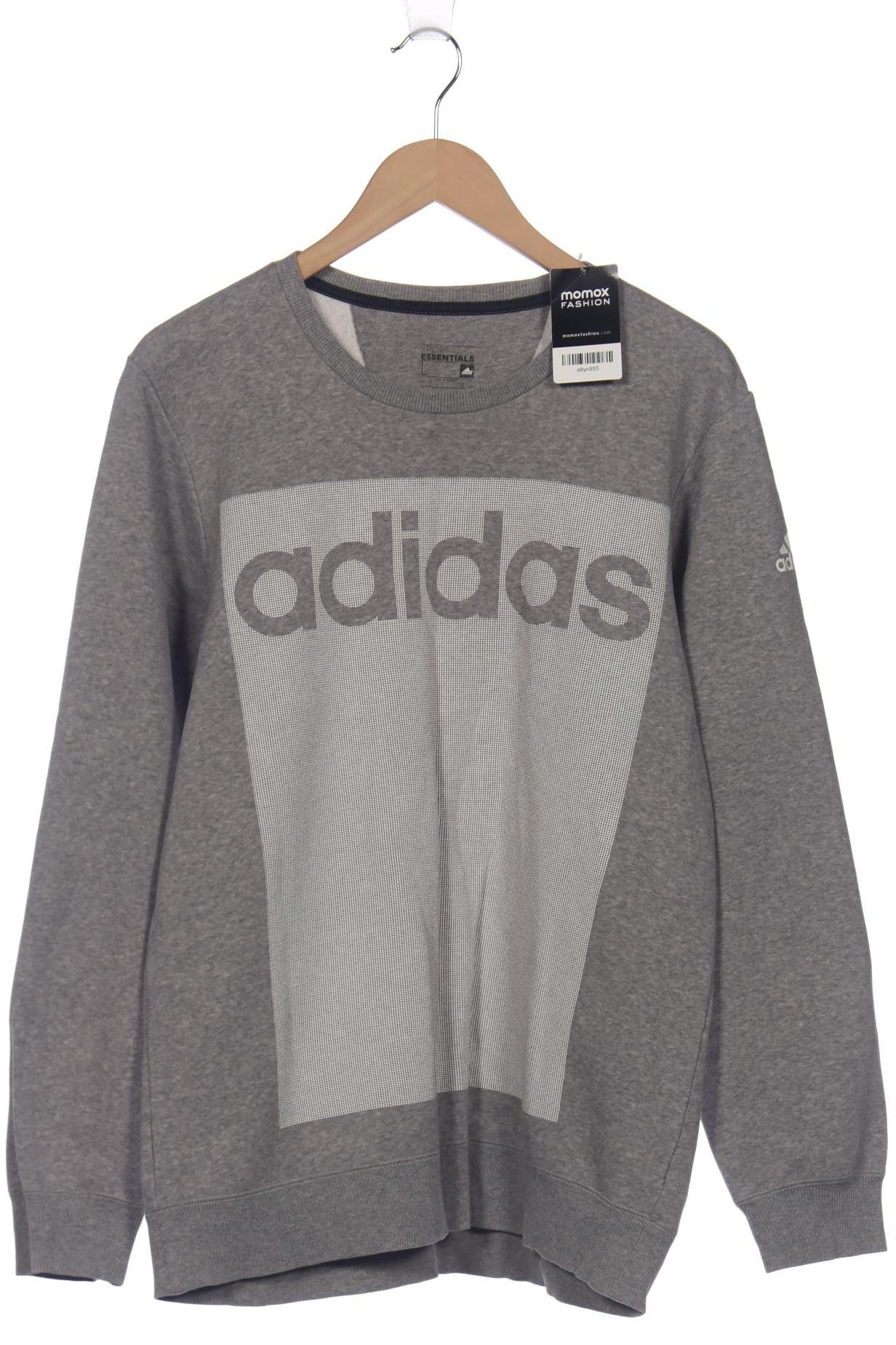 

adidas Herren Sweatshirt, grau, Gr. 52