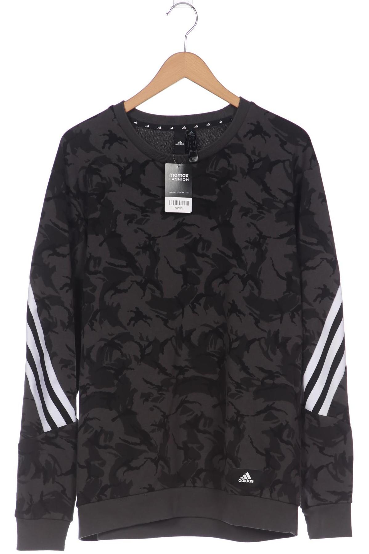 

adidas Herren Sweatshirt, grau, Gr. 54