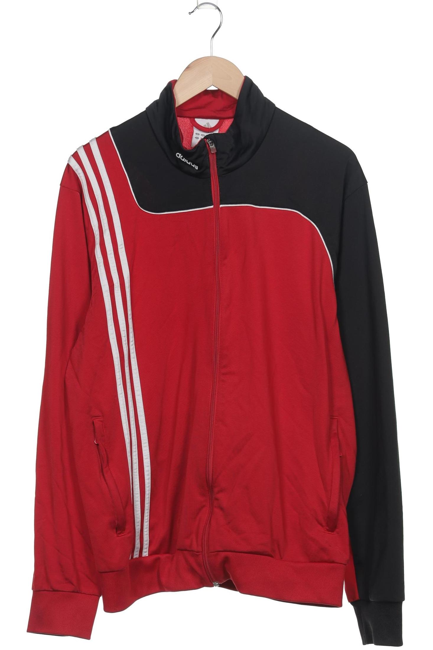 

adidas Herren Sweatshirt, rot, Gr. 54