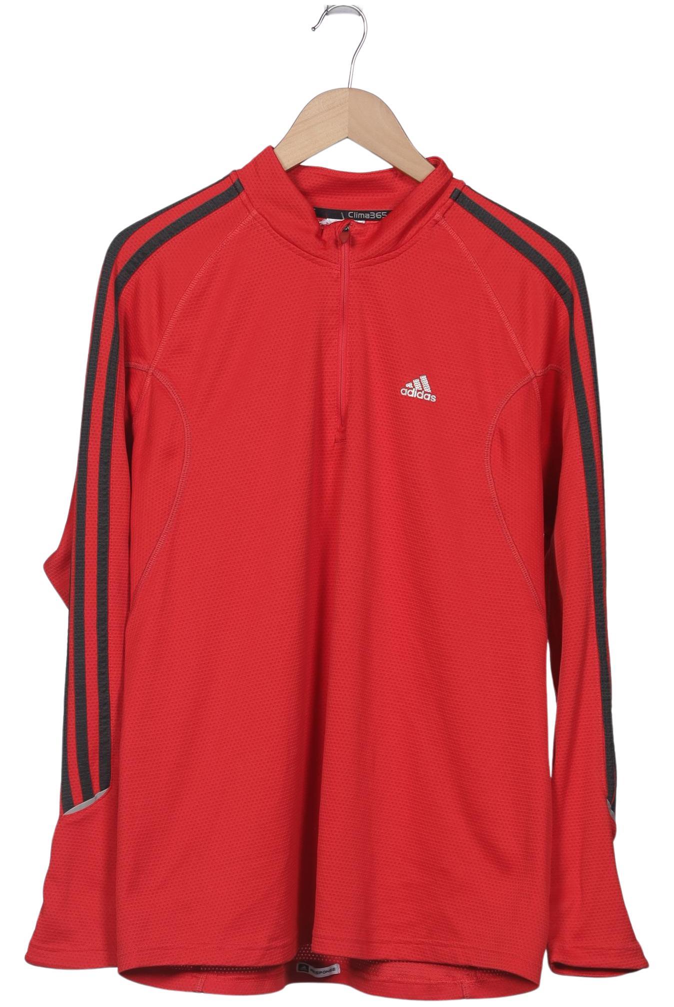 

adidas Herren Sweatshirt, rot, Gr. 56
