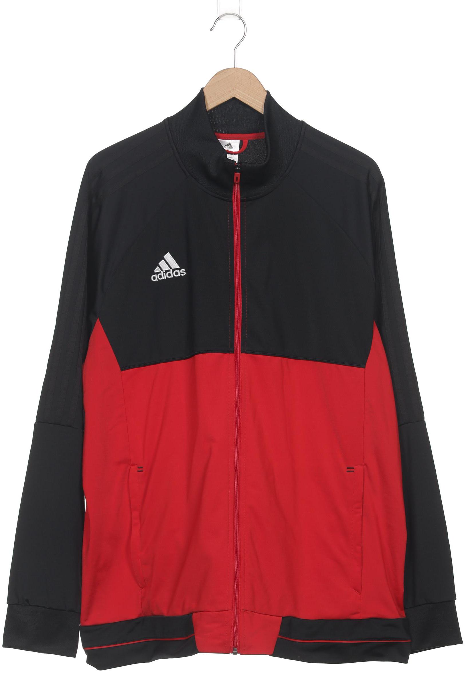 

adidas Herren Sweatshirt, rot, Gr. 56