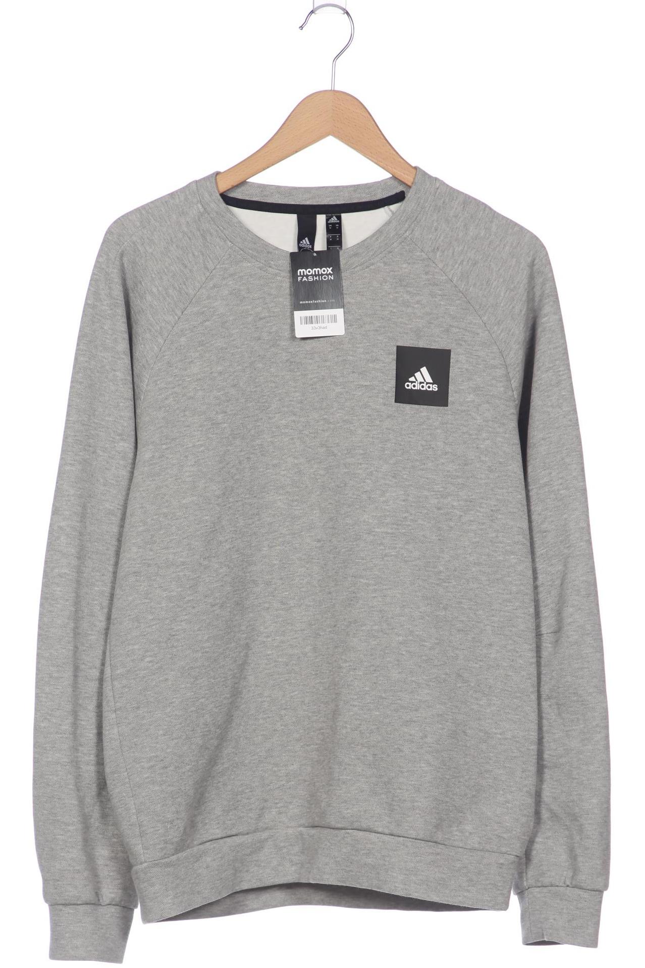 

adidas Herren Sweatshirt, grau, Gr. 48
