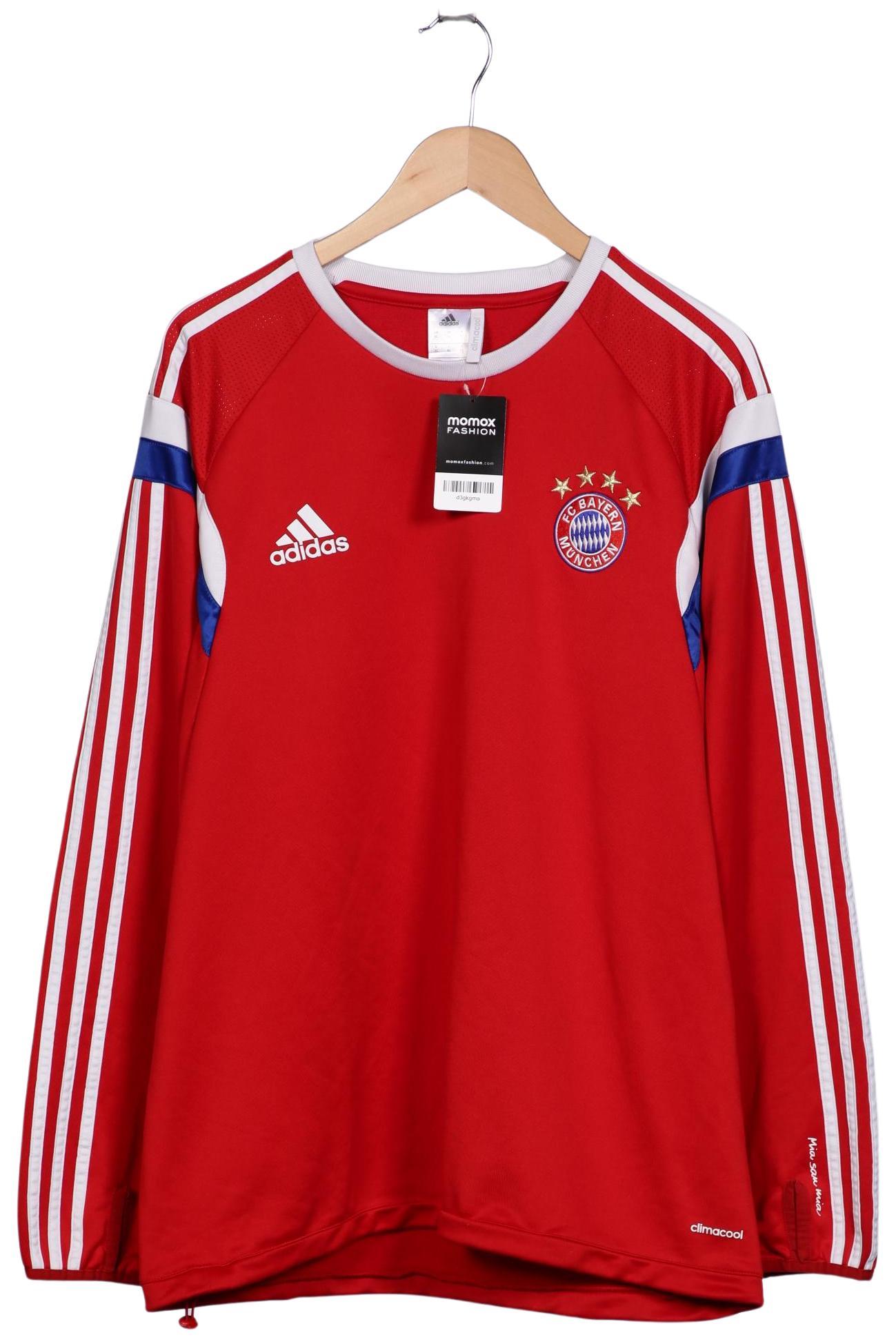 

adidas Herren Sweatshirt, rot, Gr. 54