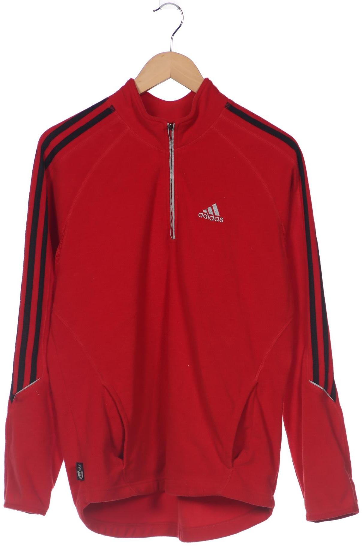 

adidas Herren Sweatshirt, rot, Gr. 48