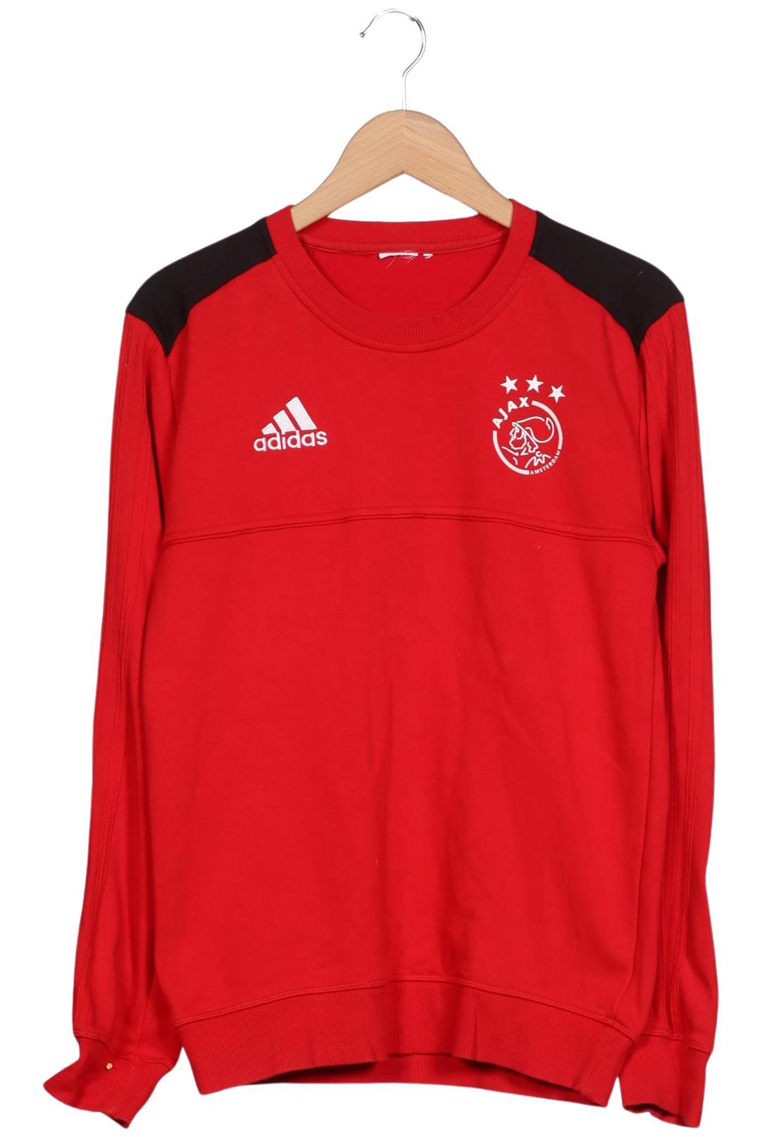

adidas Herren Sweatshirt, rot, Gr. 48