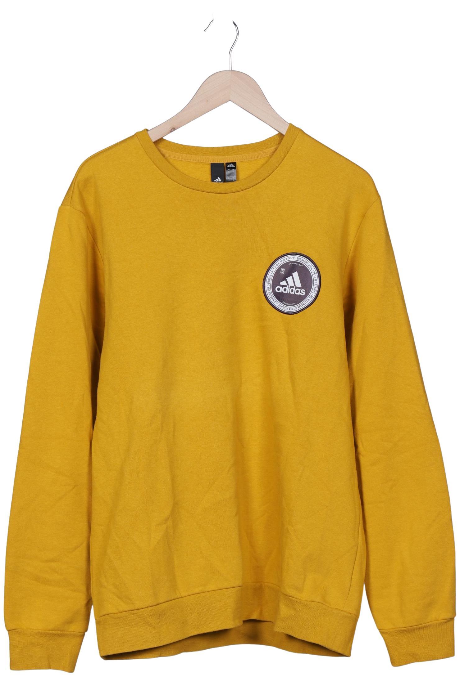

adidas Herren Sweatshirt, gelb, Gr. 52