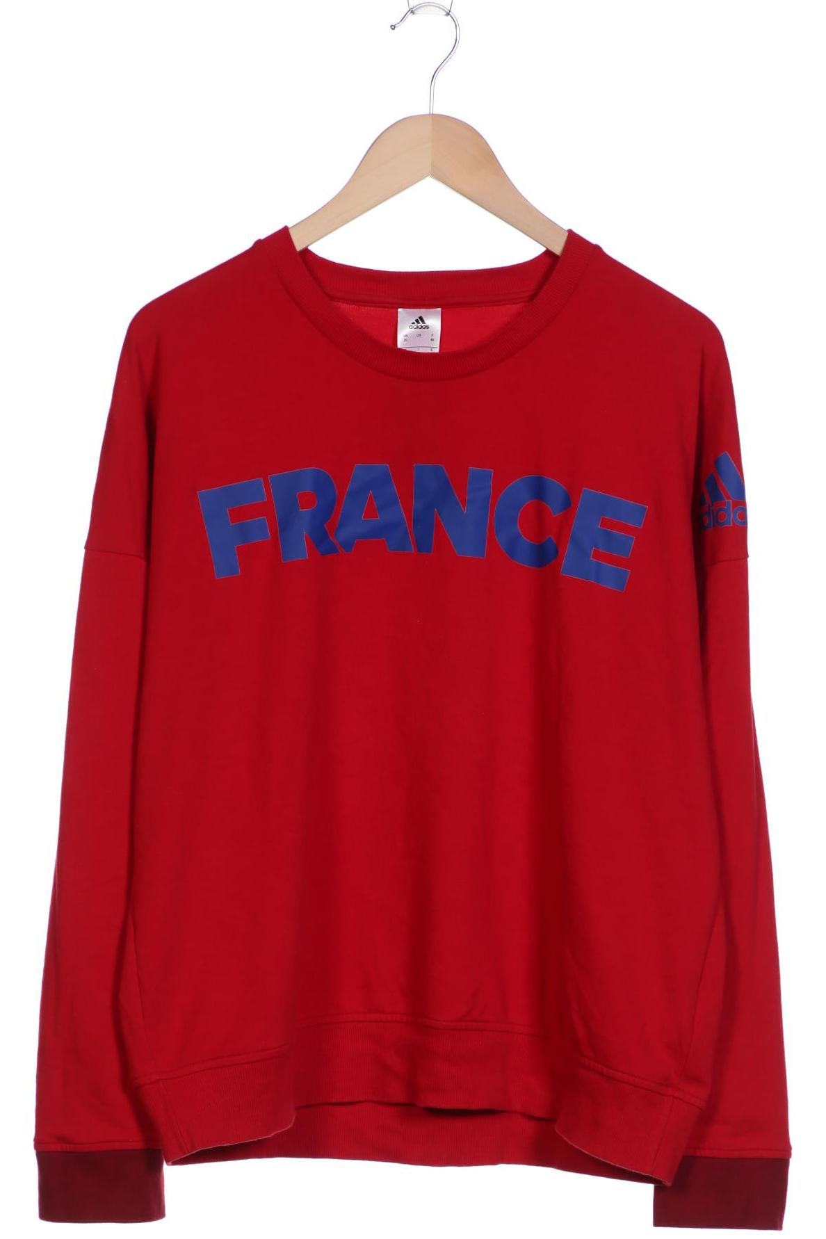 

adidas Herren Sweatshirt, rot, Gr. 46