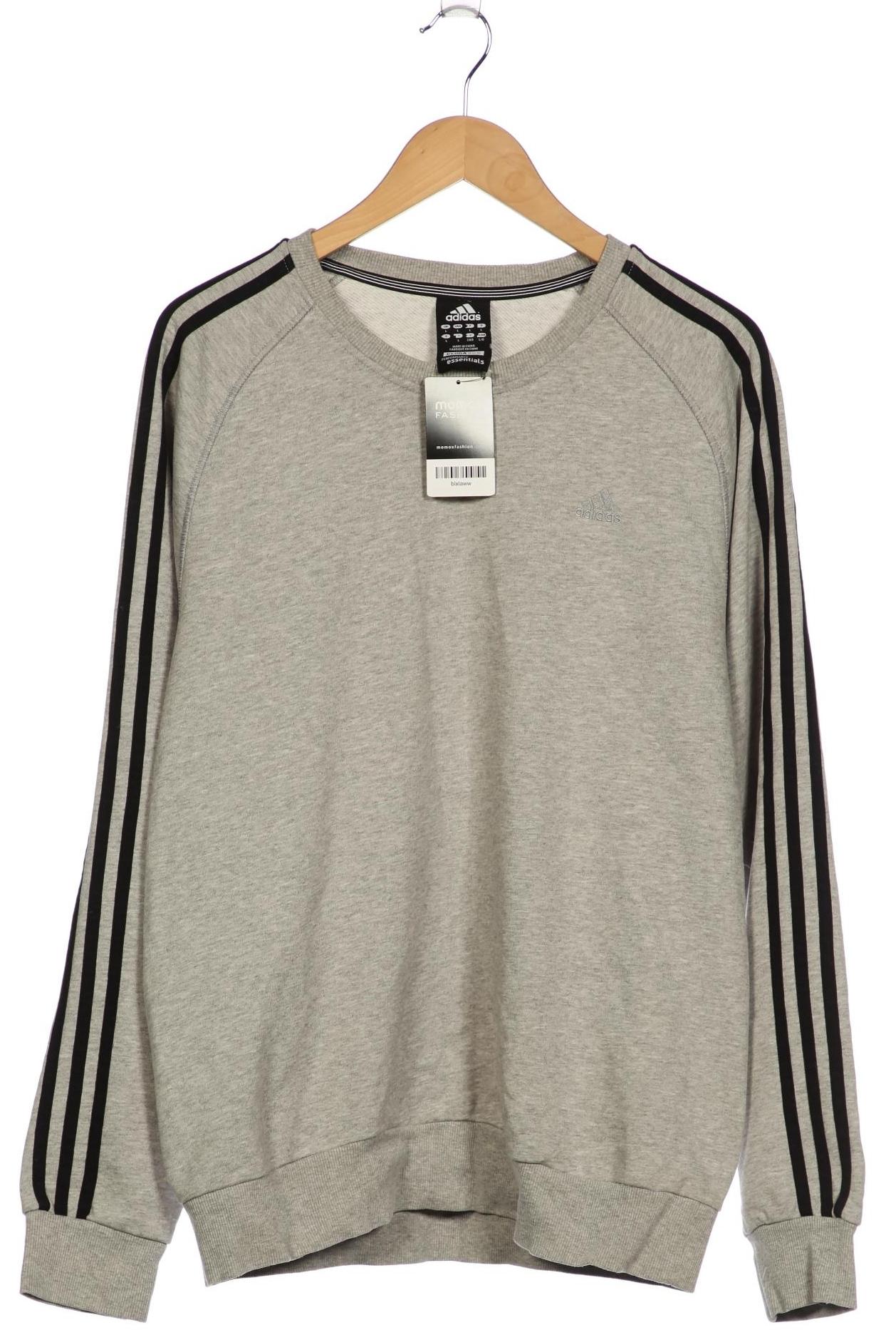 

adidas Herren Sweatshirt, grau, Gr. 52