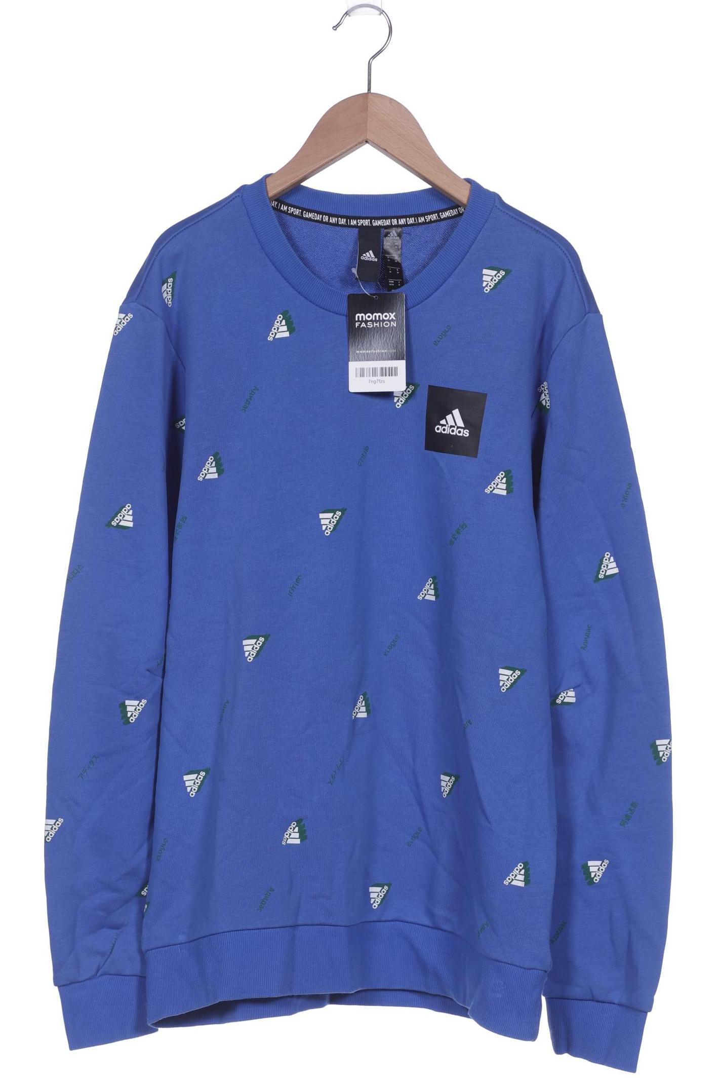 

adidas Herren Sweatshirt, blau, Gr. 48