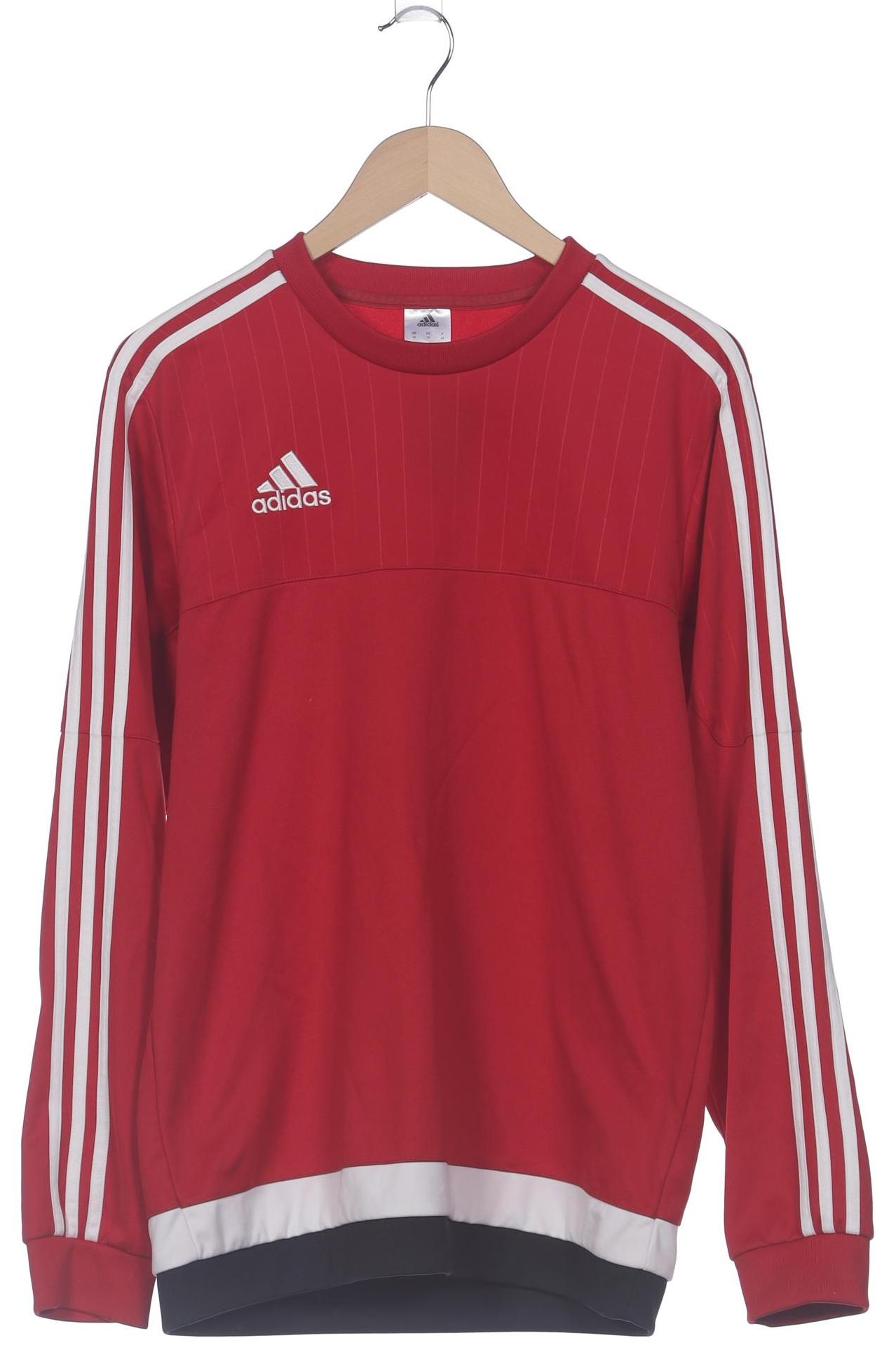 

adidas Herren Sweatshirt, rot, Gr. 48