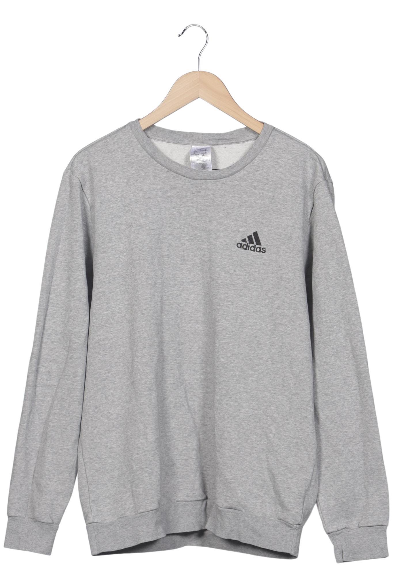 

adidas Herren Sweatshirt, grau, Gr. 52