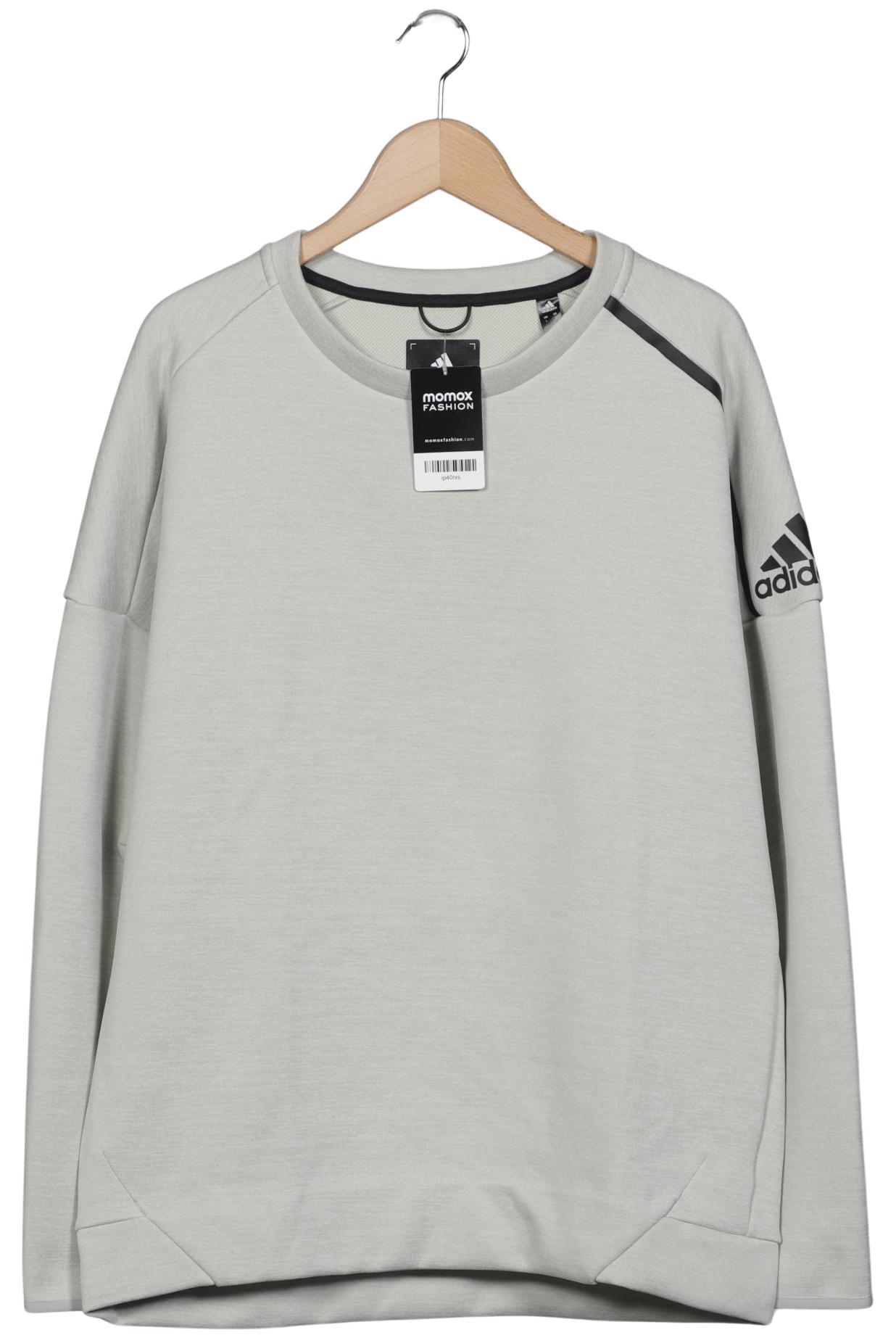 

adidas Herren Sweatshirt, grau, Gr. 52