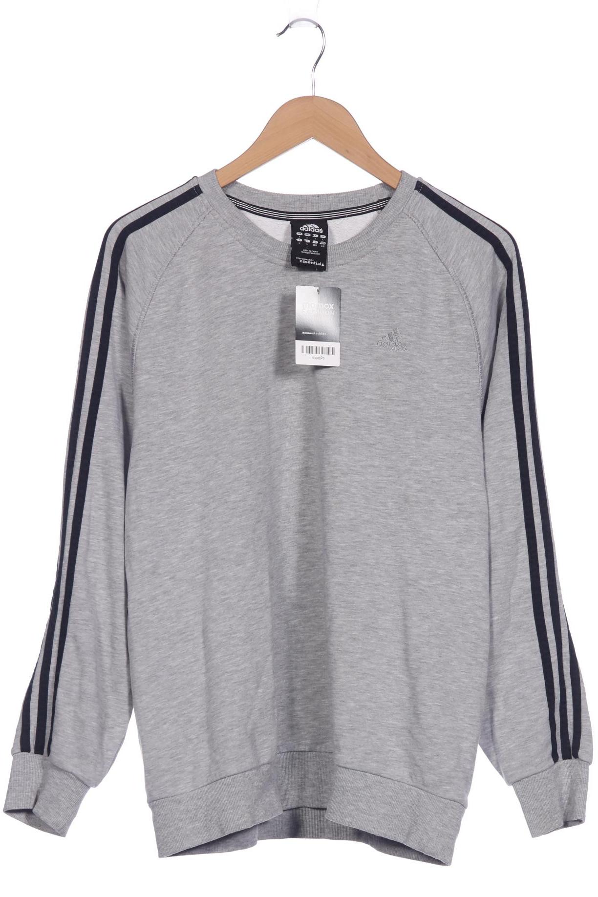 

adidas Herren Sweatshirt, grau, Gr. 52