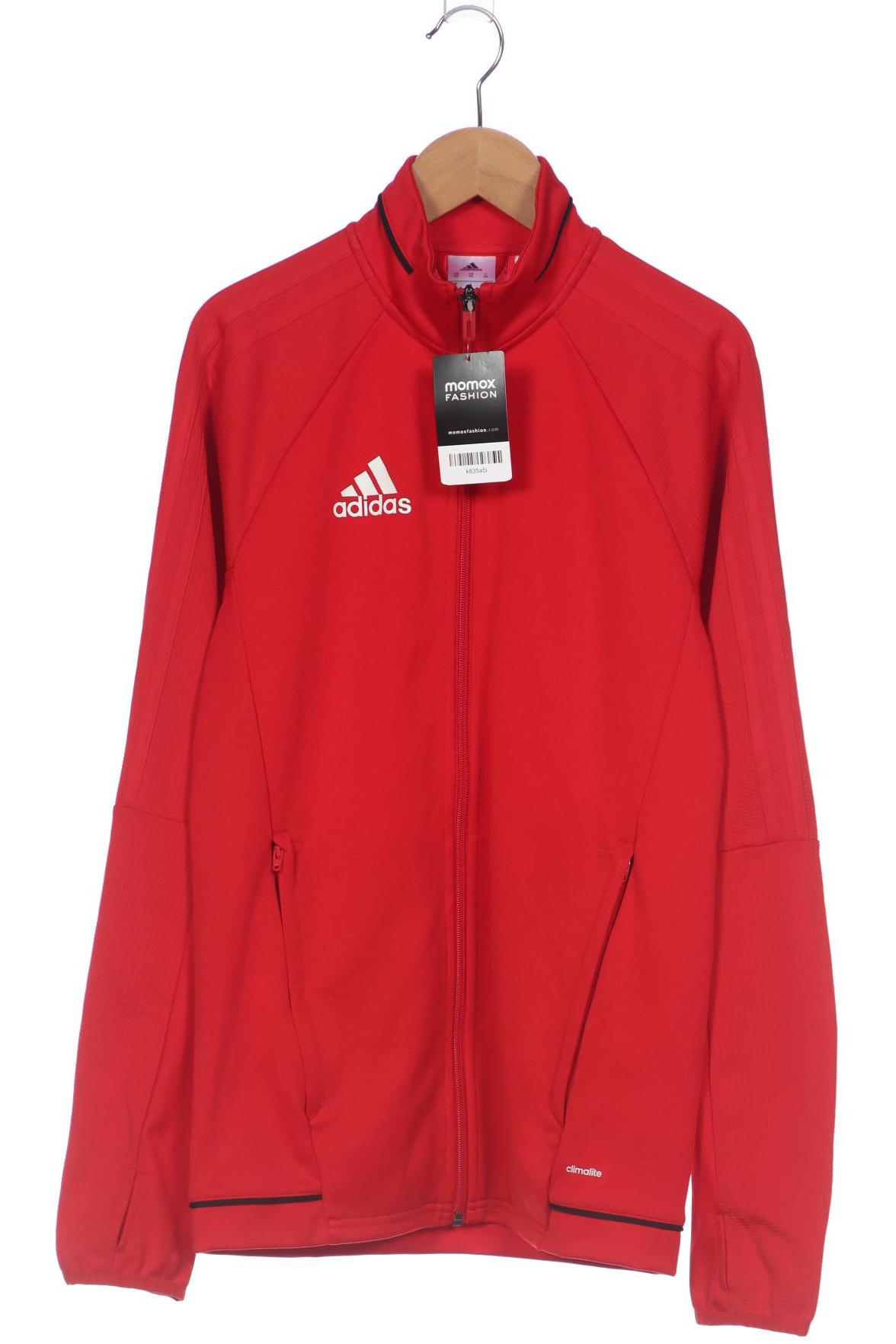 

adidas Herren Sweatshirt, rot, Gr. 44