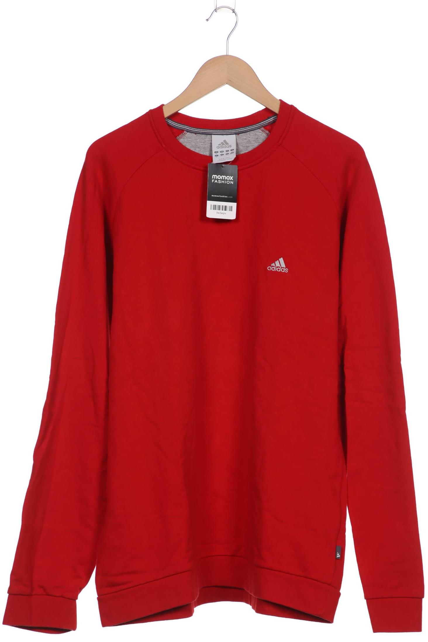 

adidas Herren Sweatshirt, rot, Gr. 54