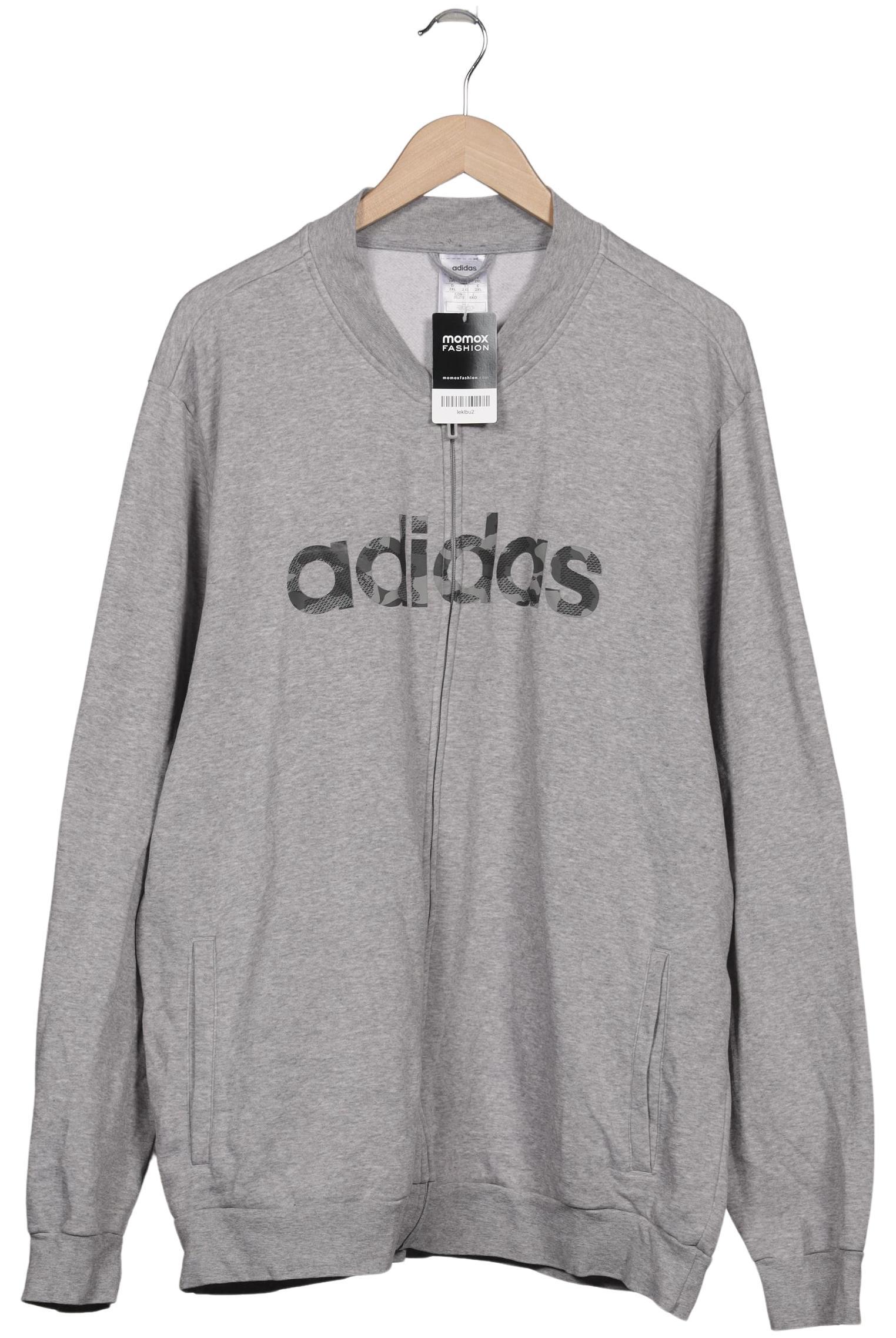 

adidas Herren Sweatshirt, grau, Gr. 56