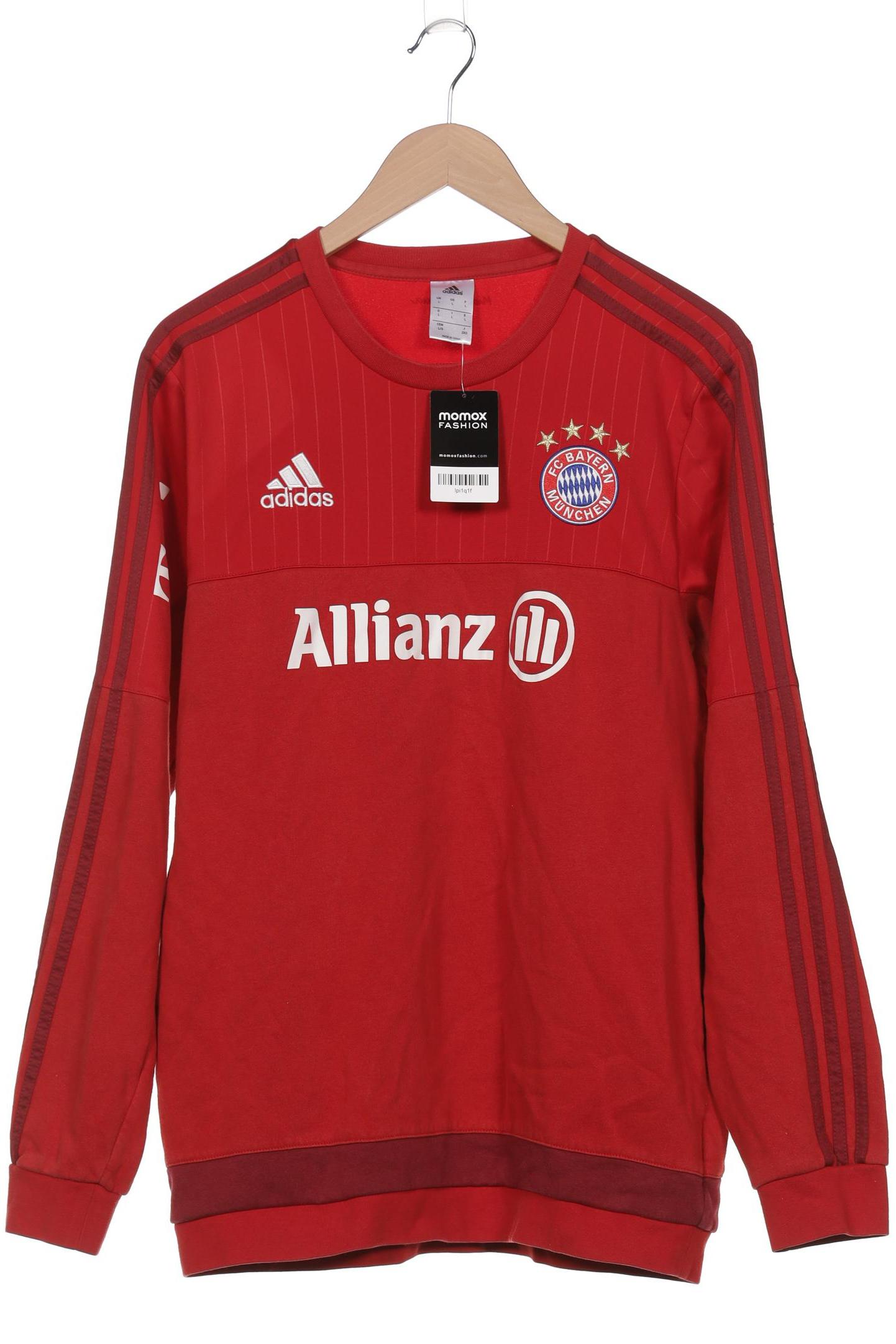 

adidas Herren Sweatshirt, rot, Gr. 52