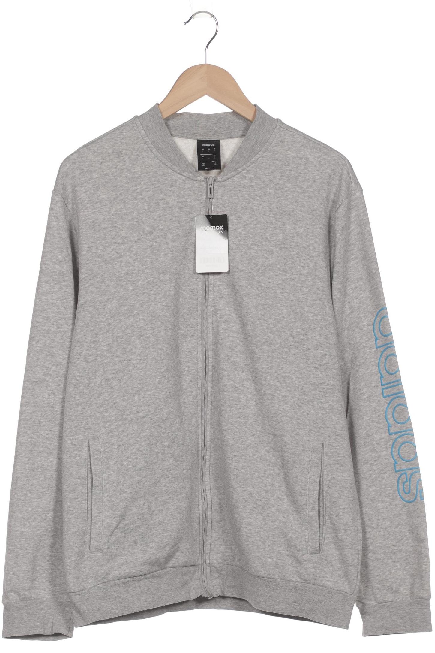 

adidas Herren Sweatshirt, grau, Gr. 52