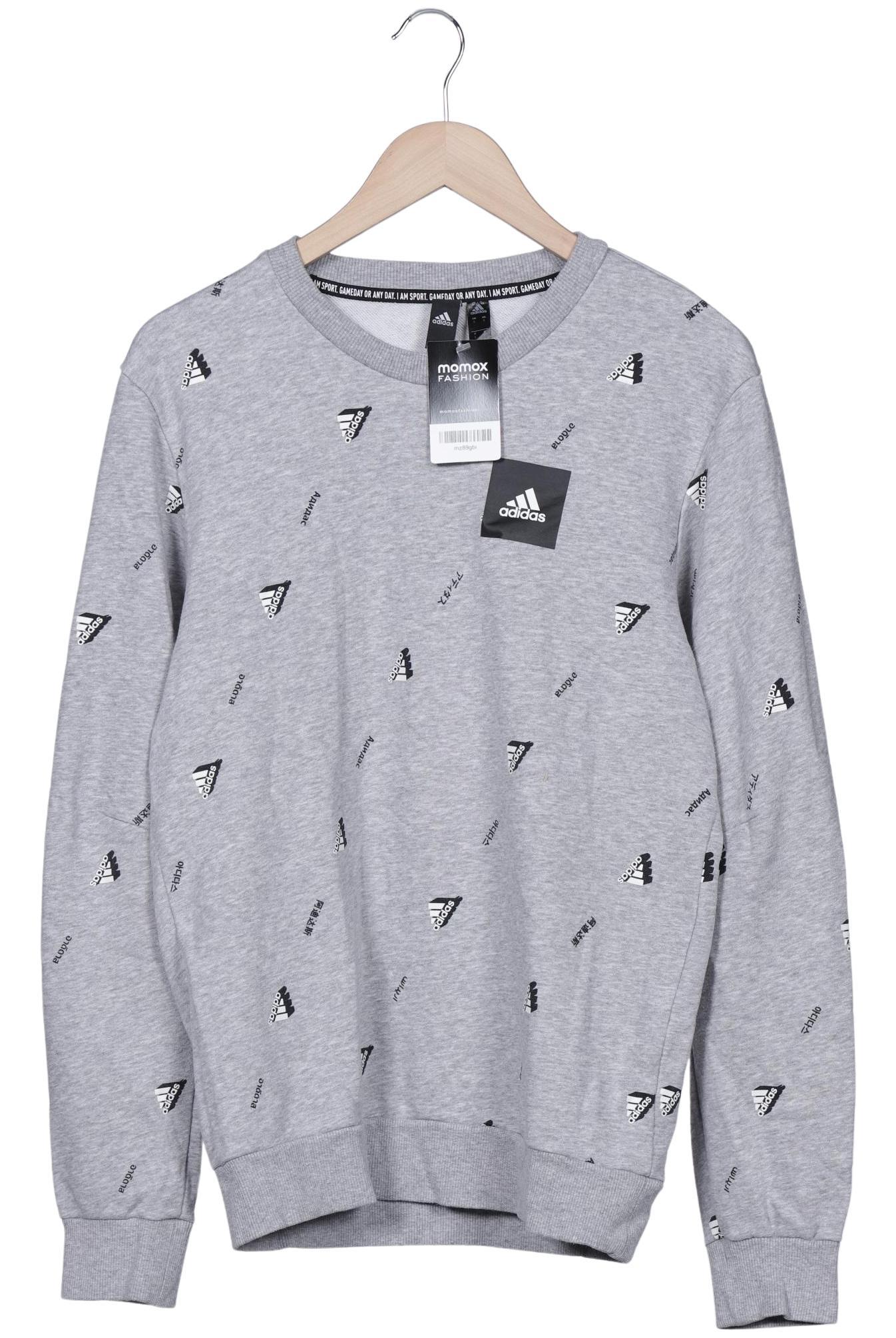 

adidas Herren Sweatshirt, grau, Gr. 46