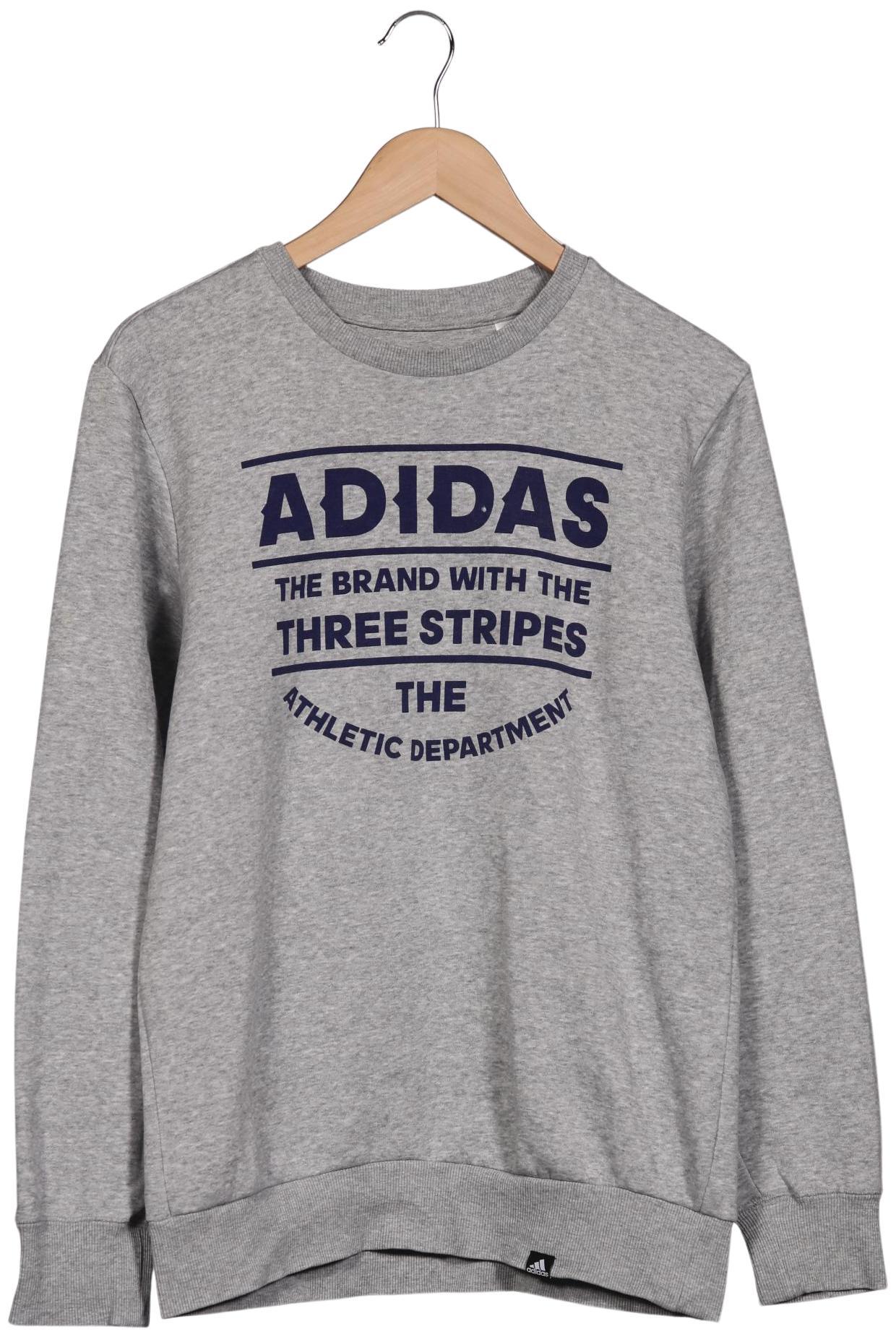 

adidas Herren Sweatshirt, grau, Gr. 46