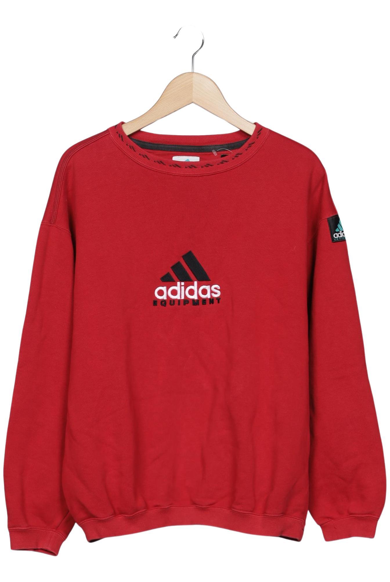 

adidas Herren Sweatshirt, rot, Gr. 48