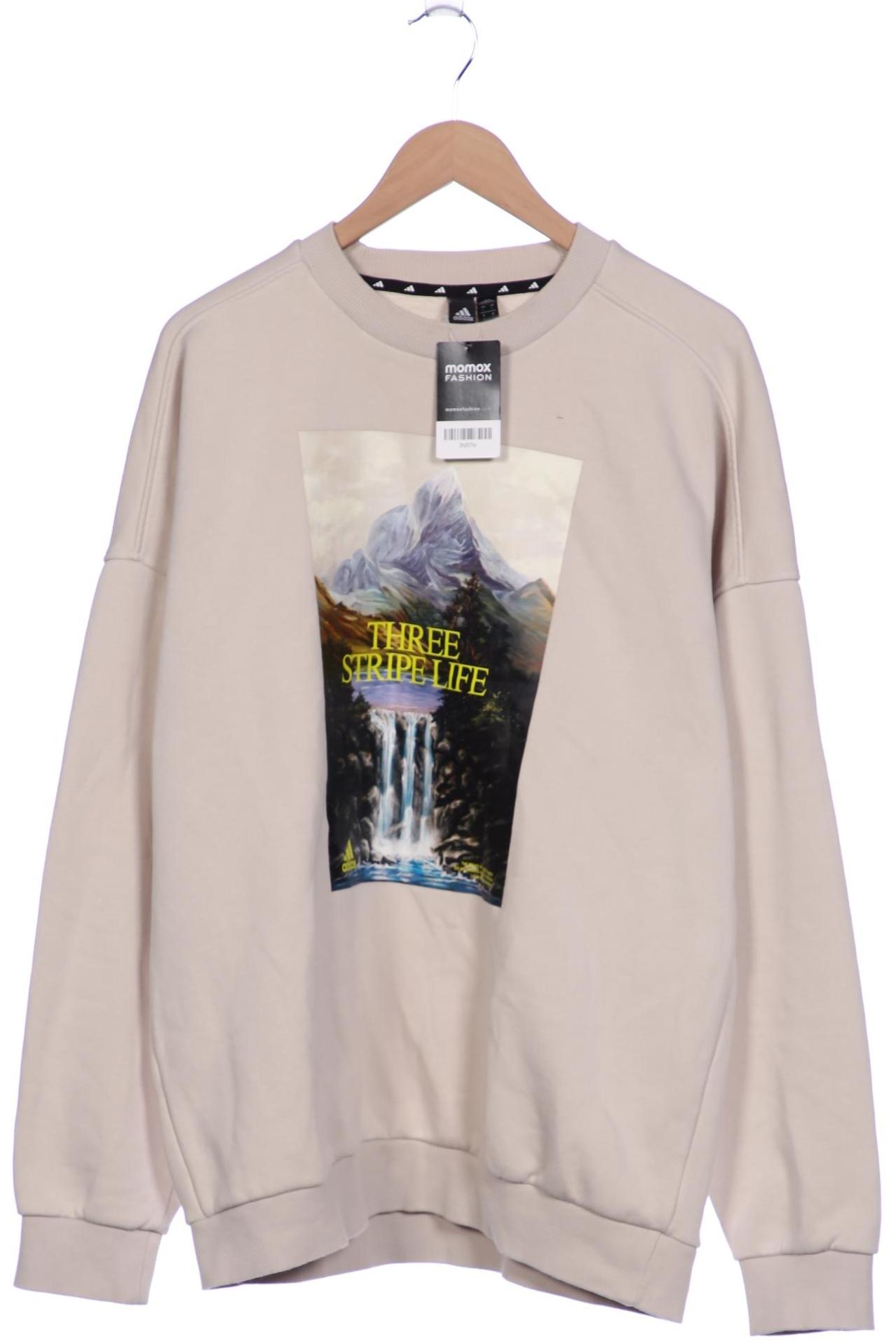 

adidas Herren Sweatshirt, beige, Gr. 52