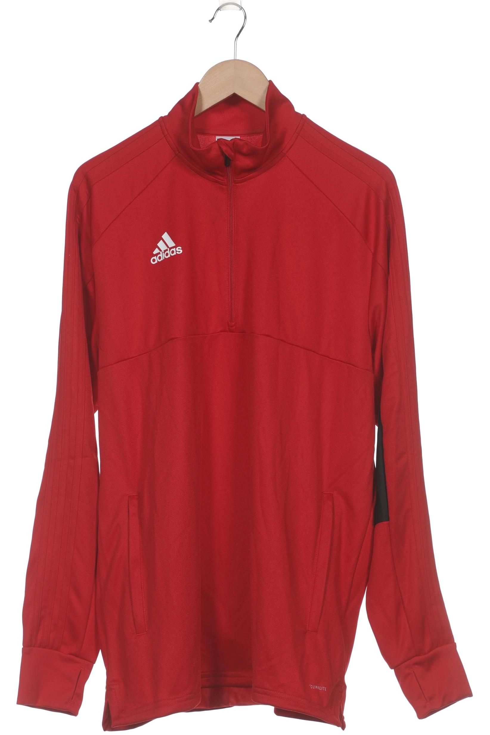 

adidas Herren Sweatshirt, rot, Gr. 54